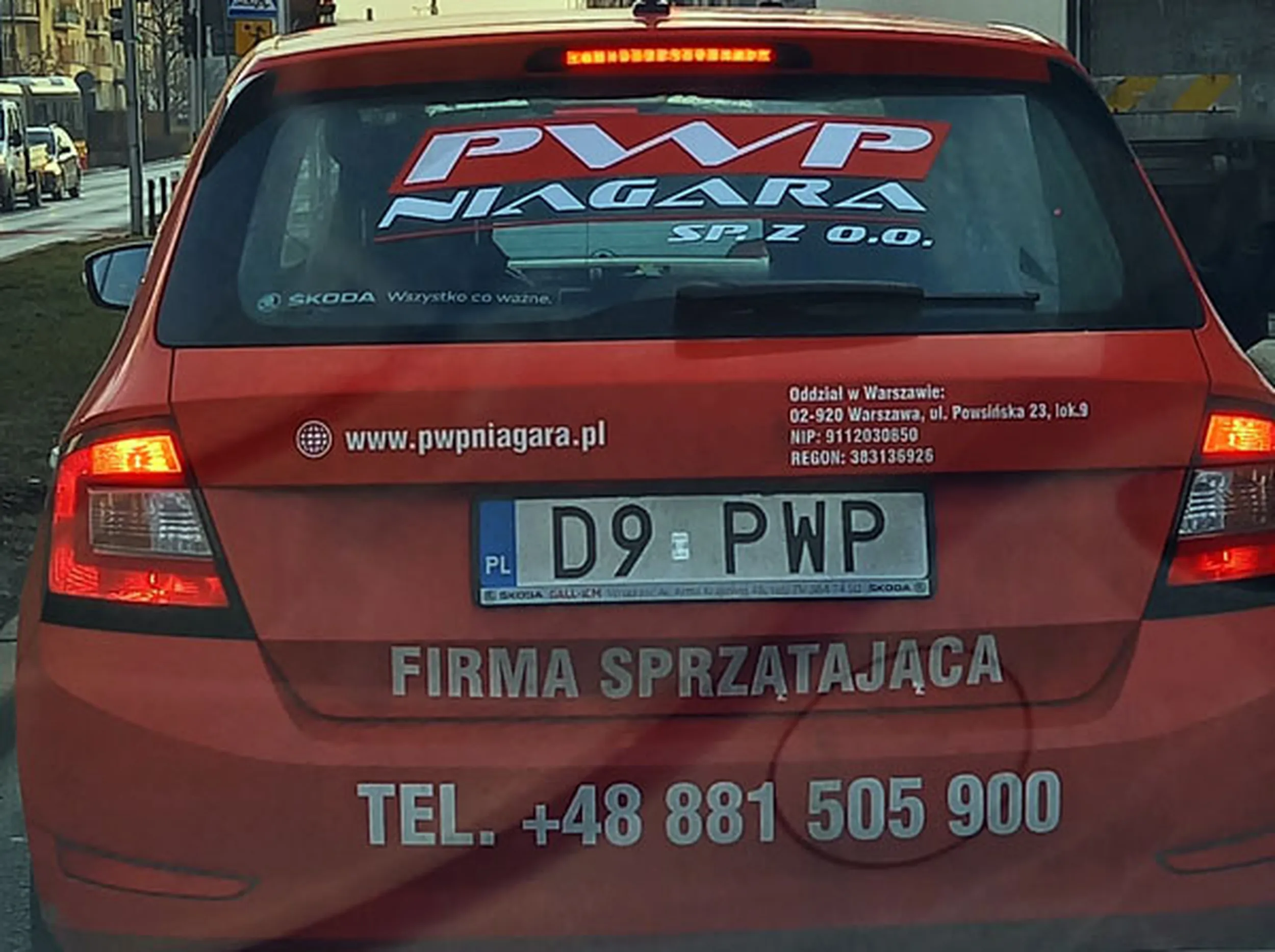 Fajny numer, blacha D9 PWP