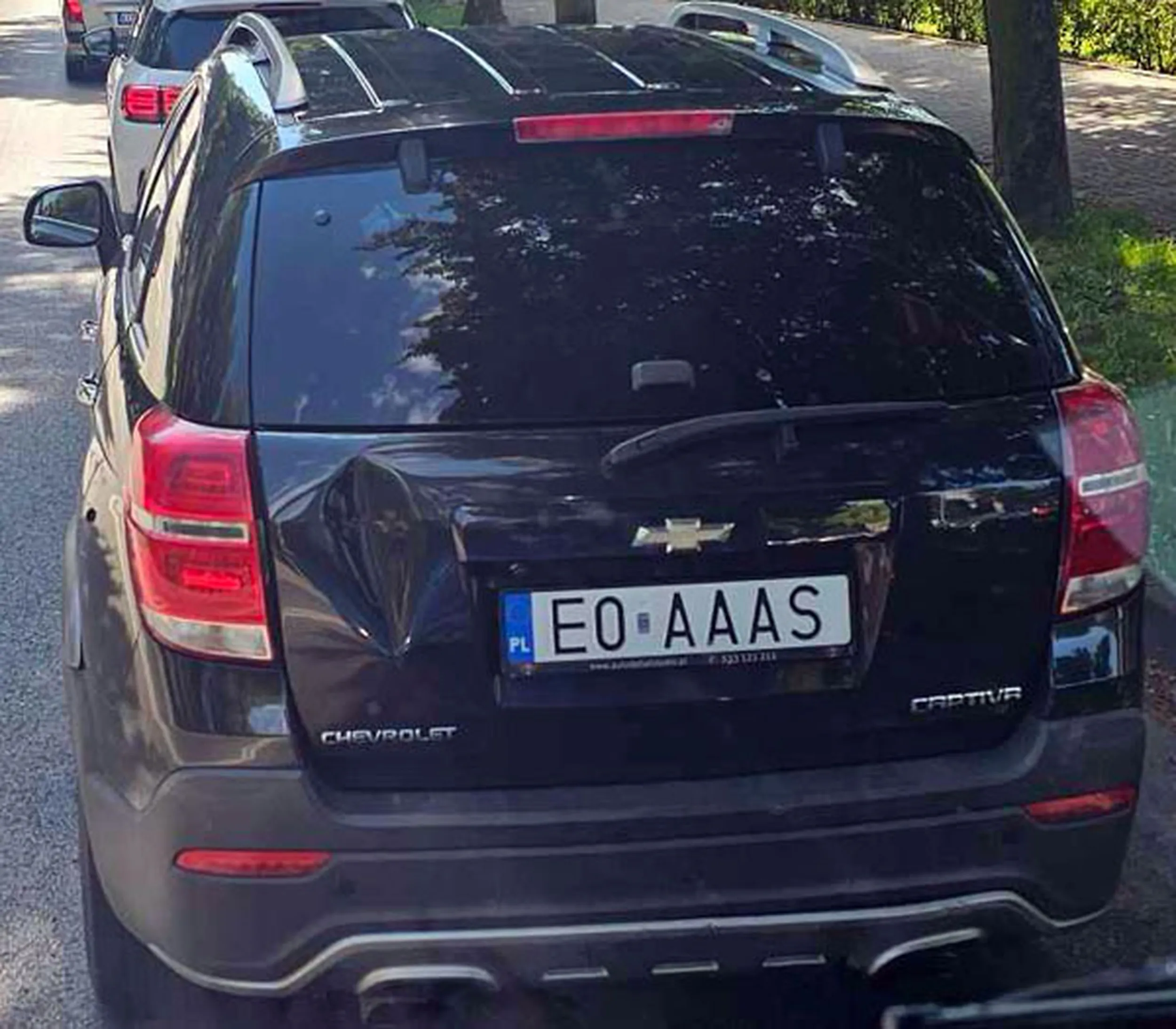 Fajny numer, blacha E0 AAAS