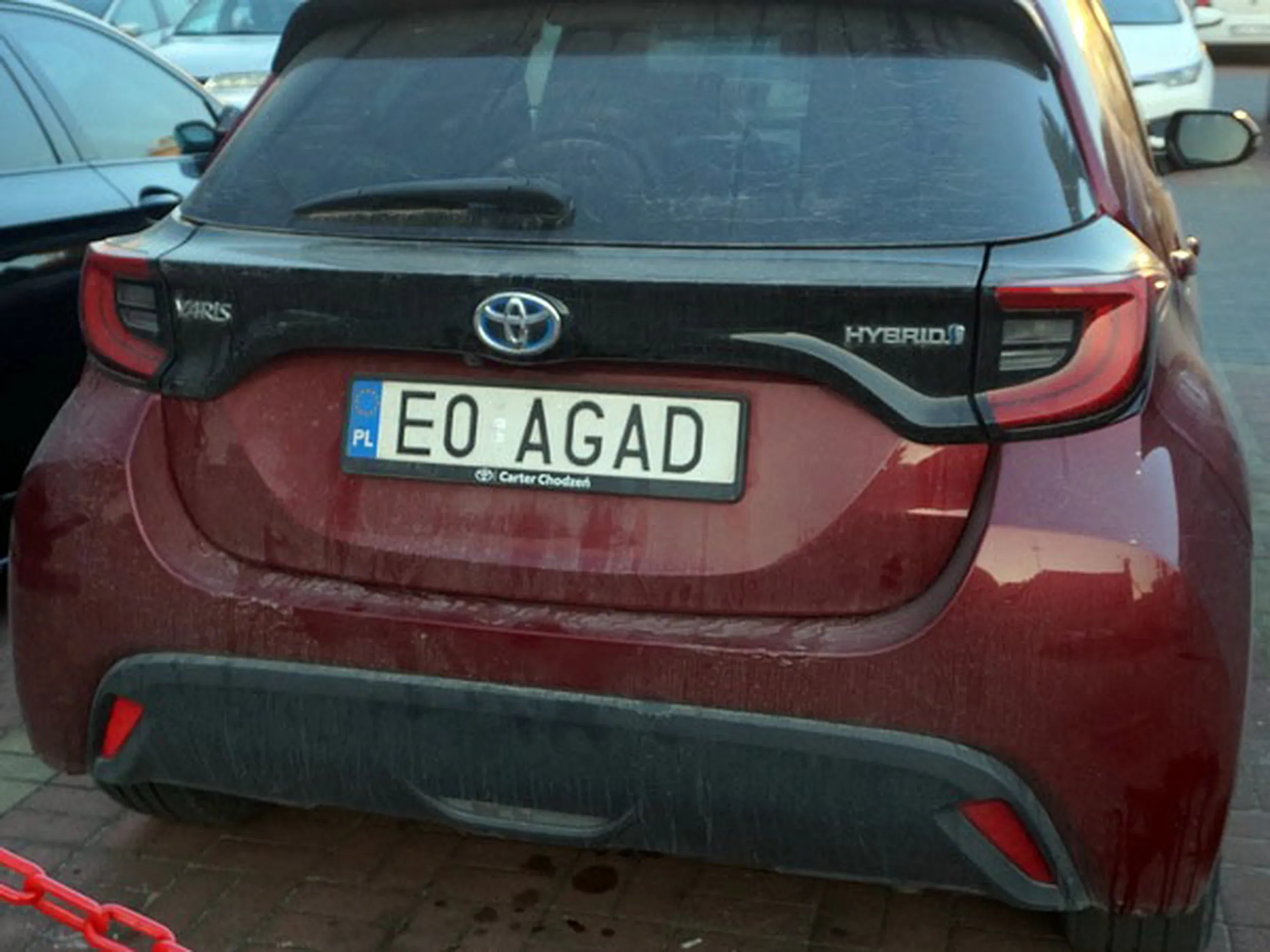 Fajny numer, blacha E0 AGAD