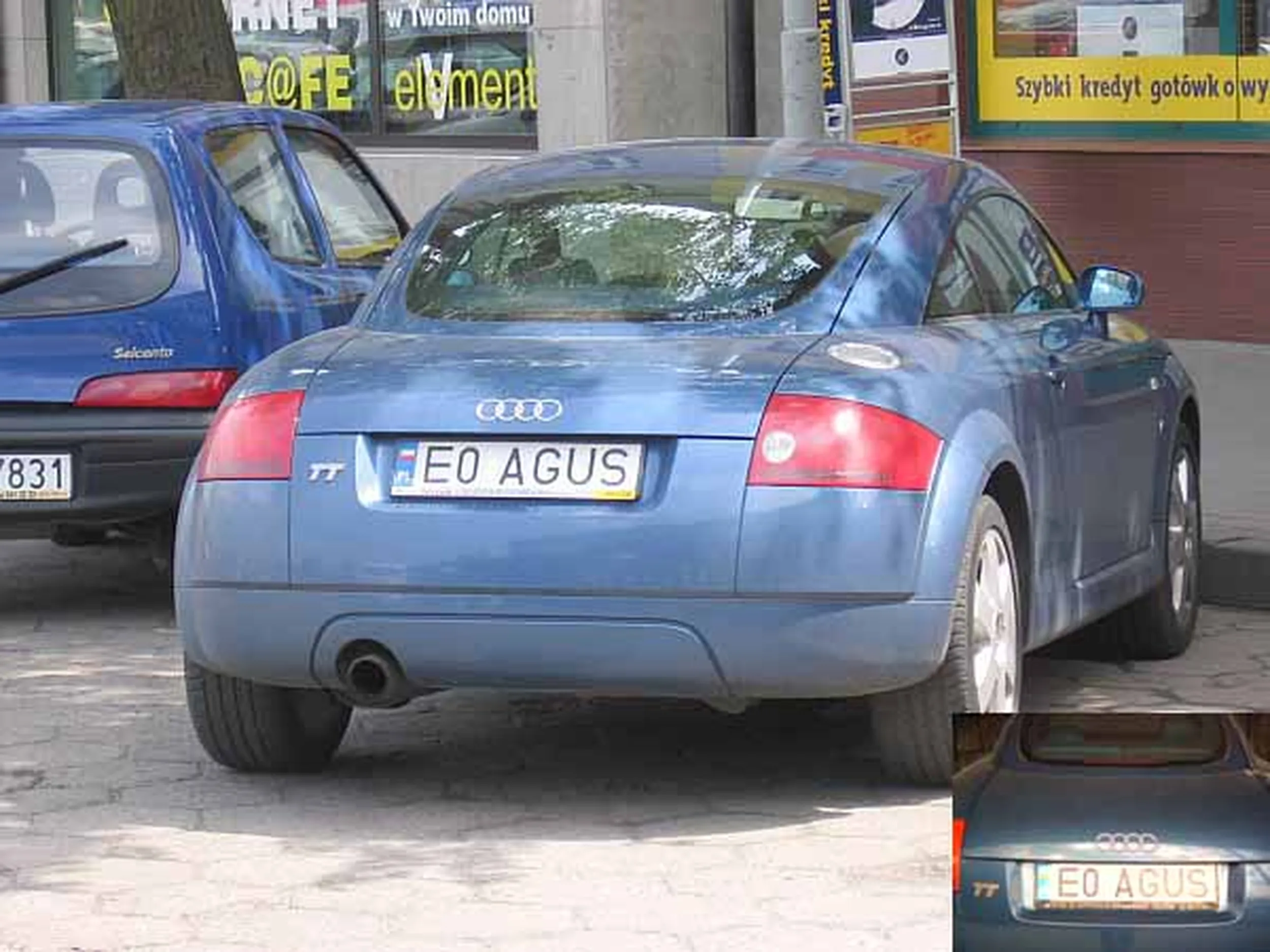 Fajny numer, blacha E0 AGUS