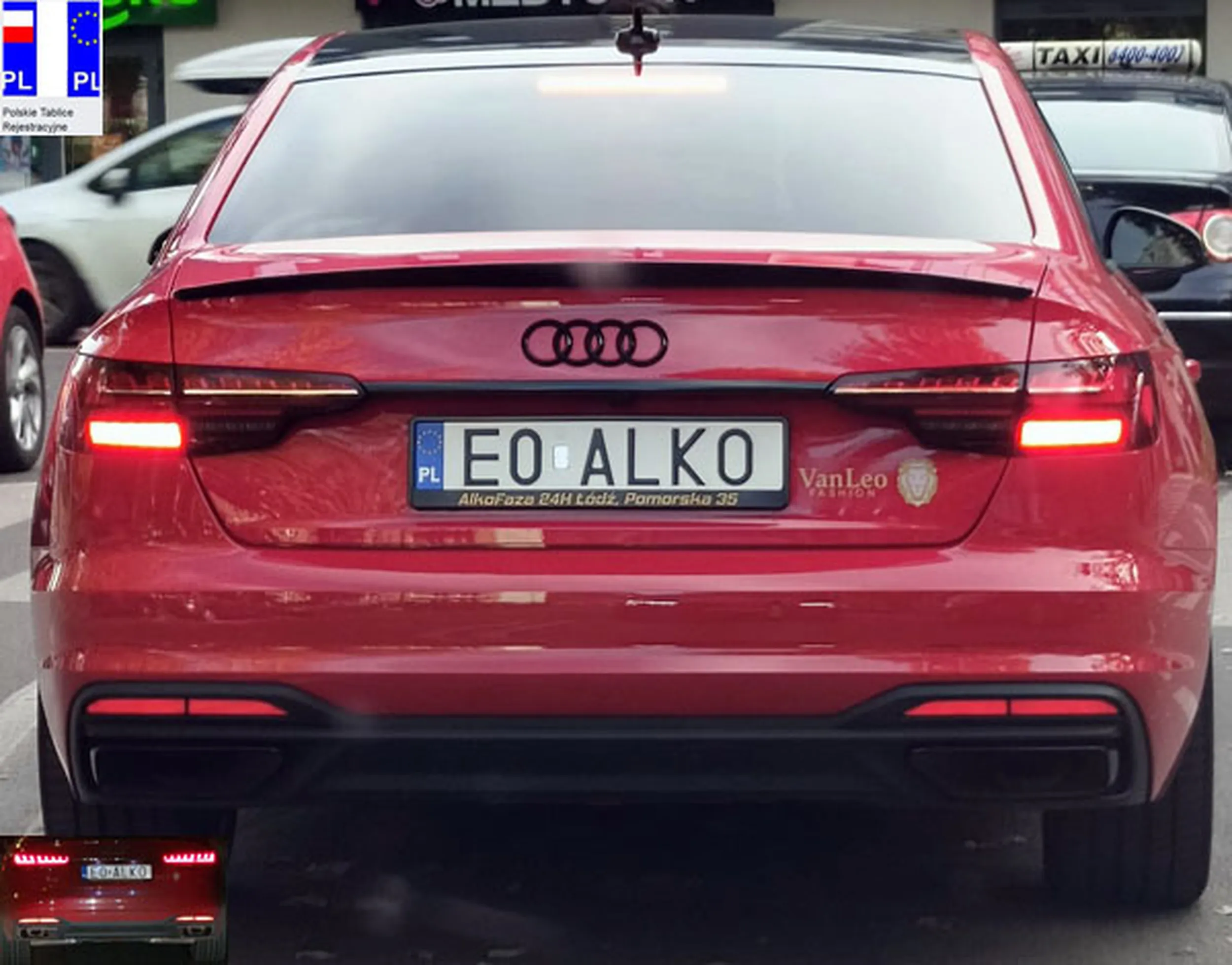 Fajny numer, blacha E0 ALKO