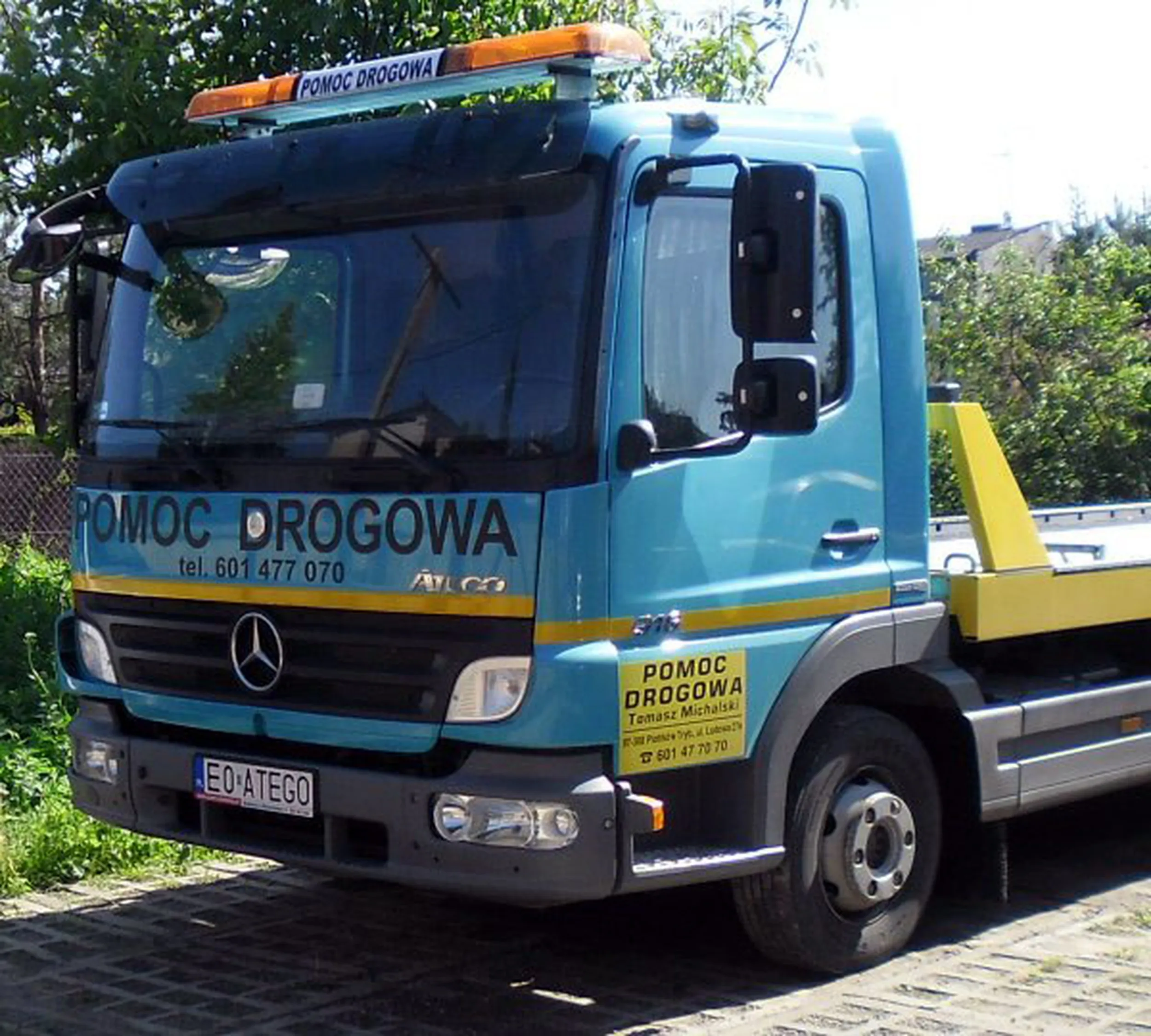 Fajny numer, blacha E0 ATEGO