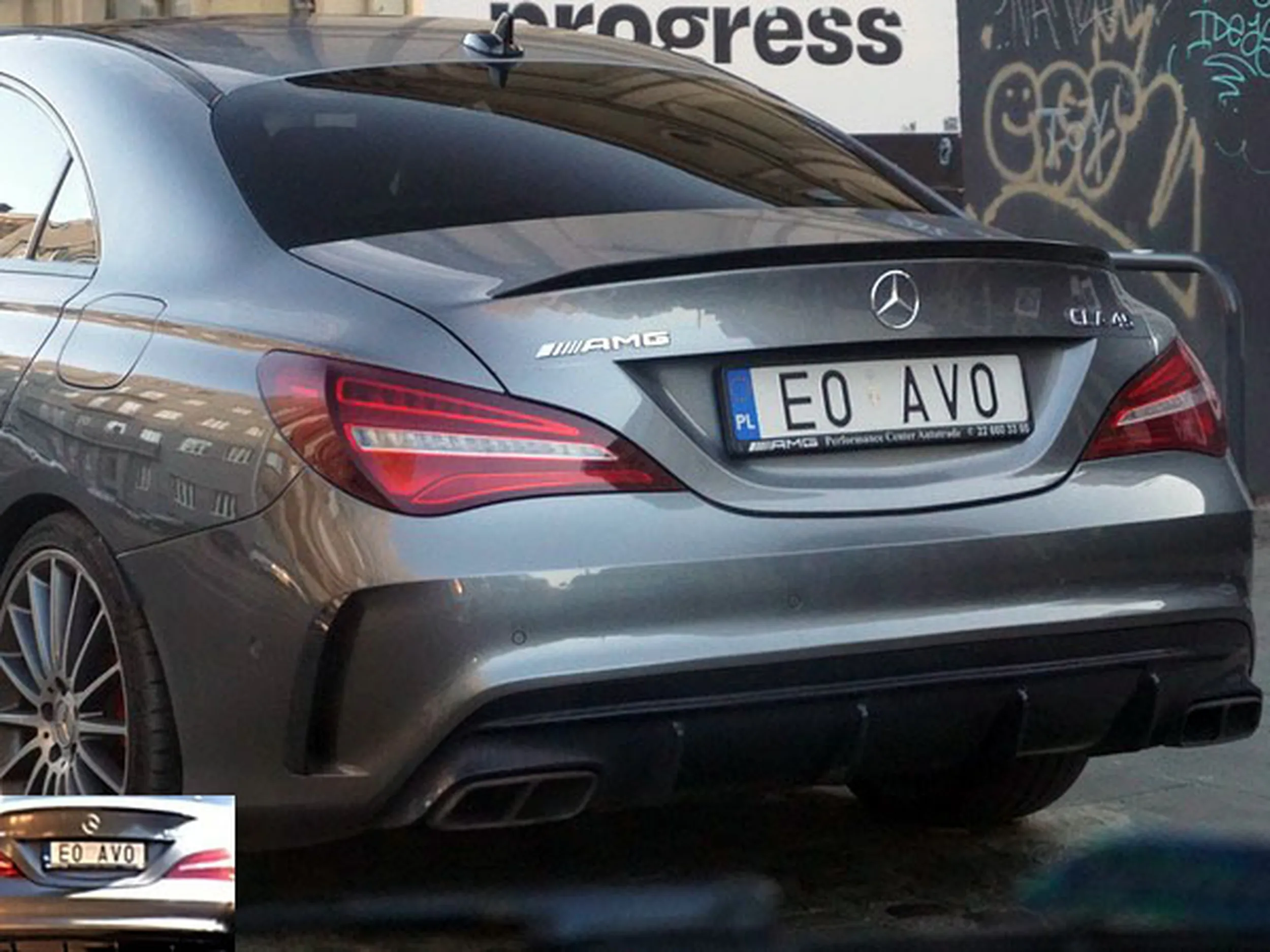 Fajny numer, blacha E0 AV0