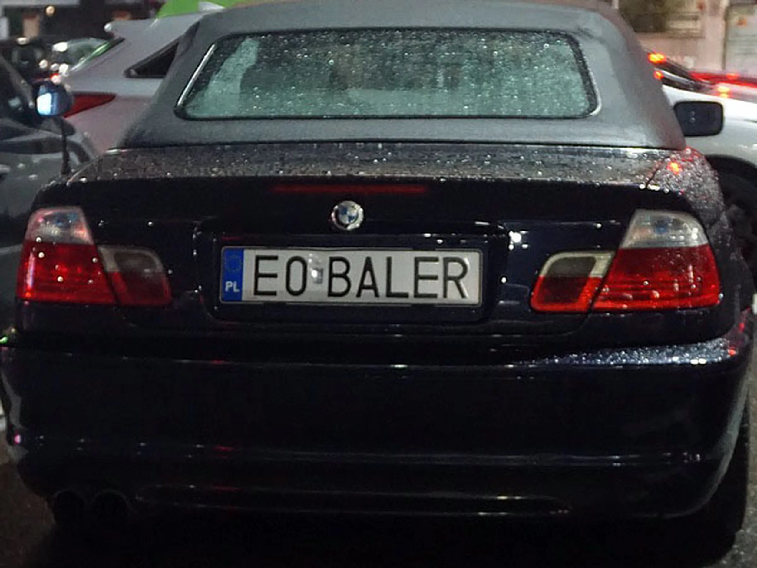 Fajny numer, blacha E0 BALER