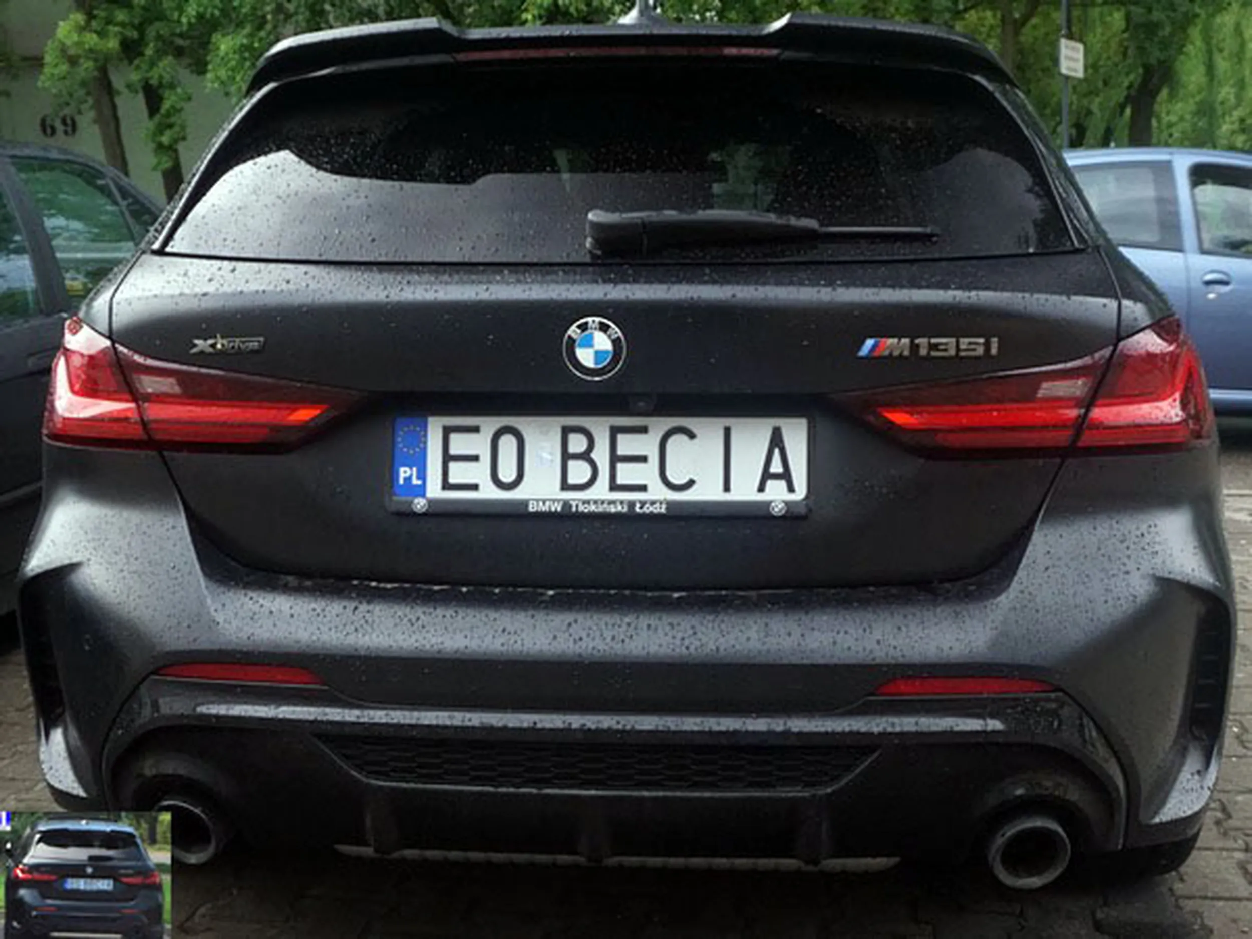 Fajny numer, blacha E0 BECIA