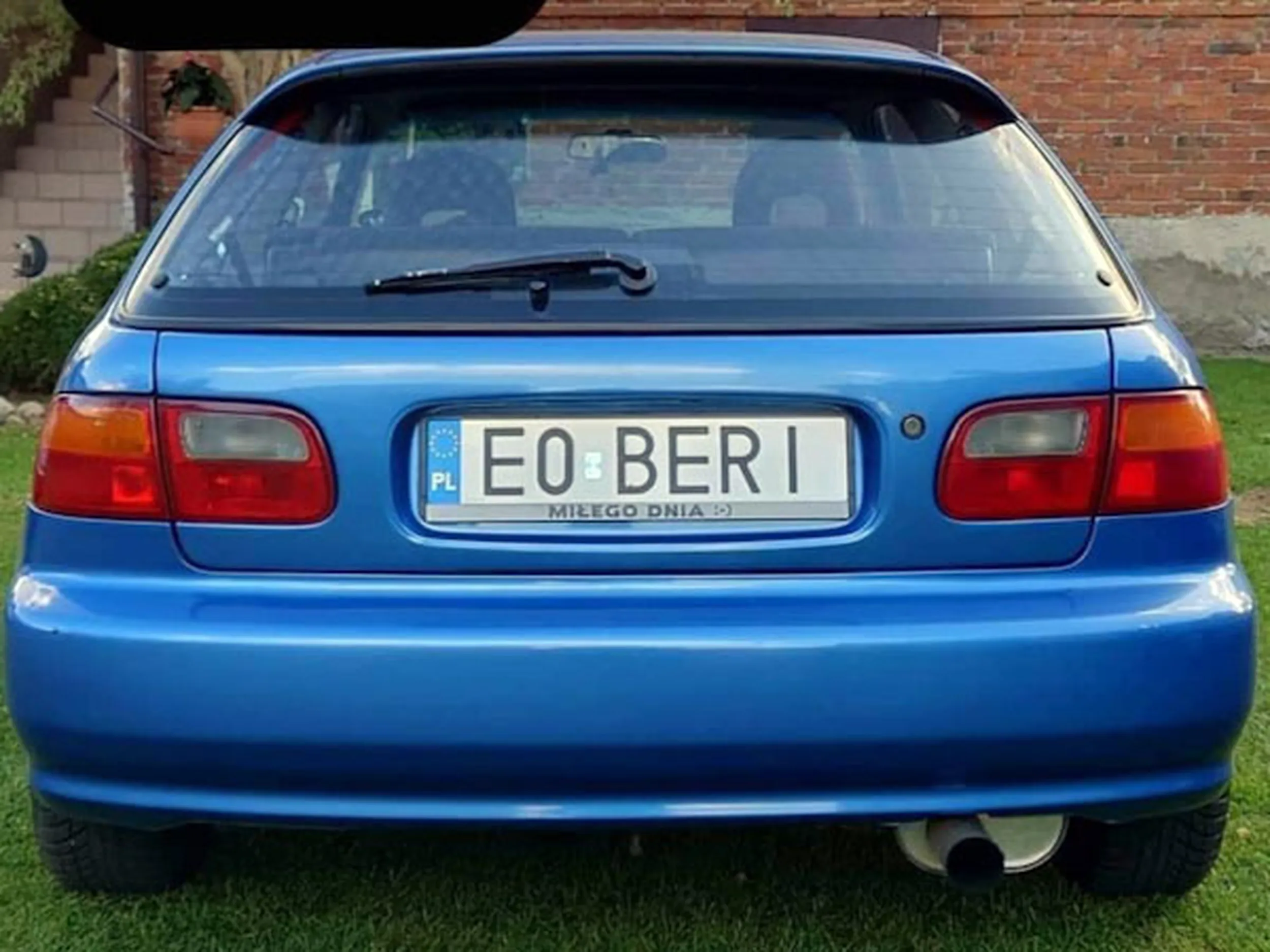 Fajny numer, blacha E0 BERI