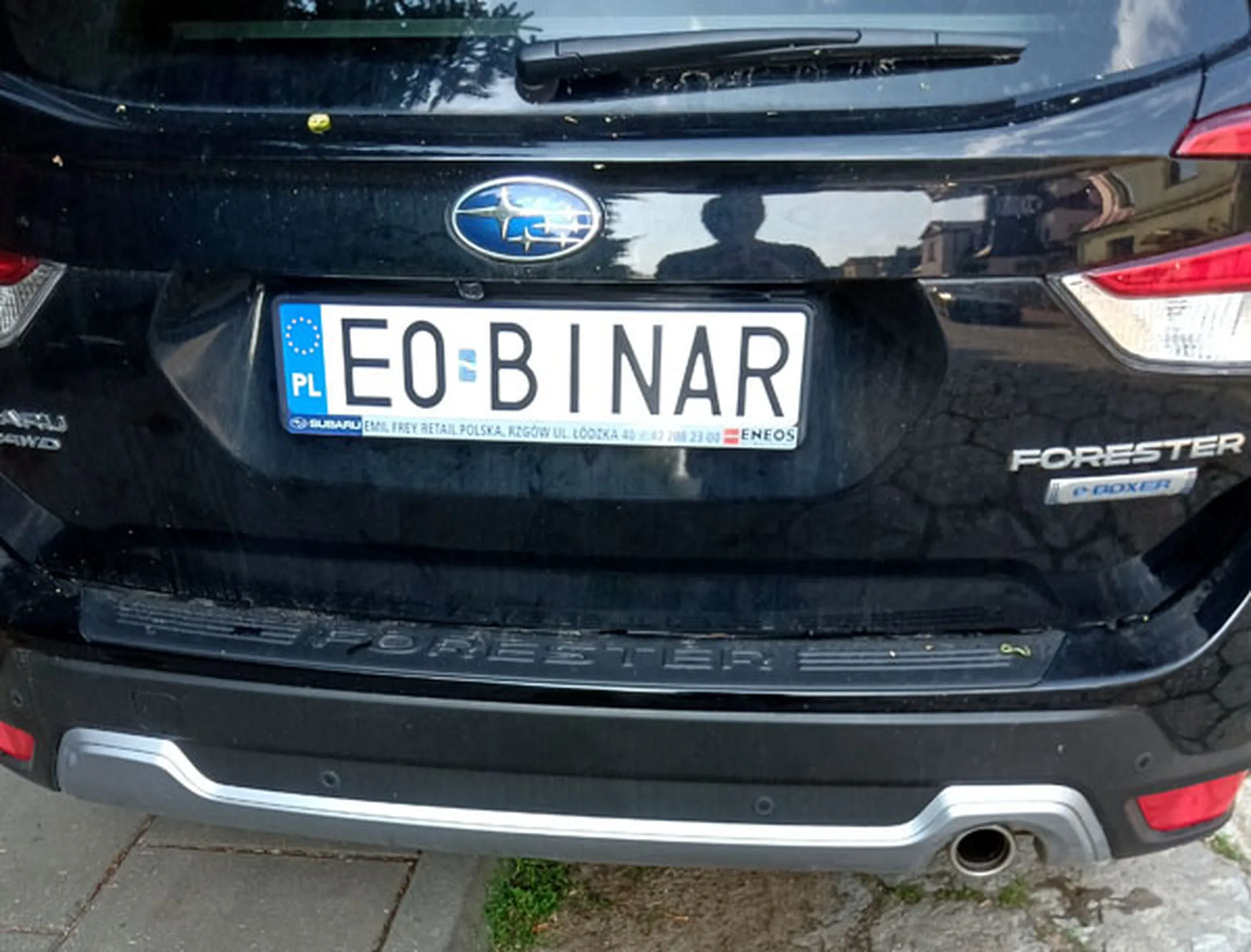 Fajny numer, blacha E0 BINAR