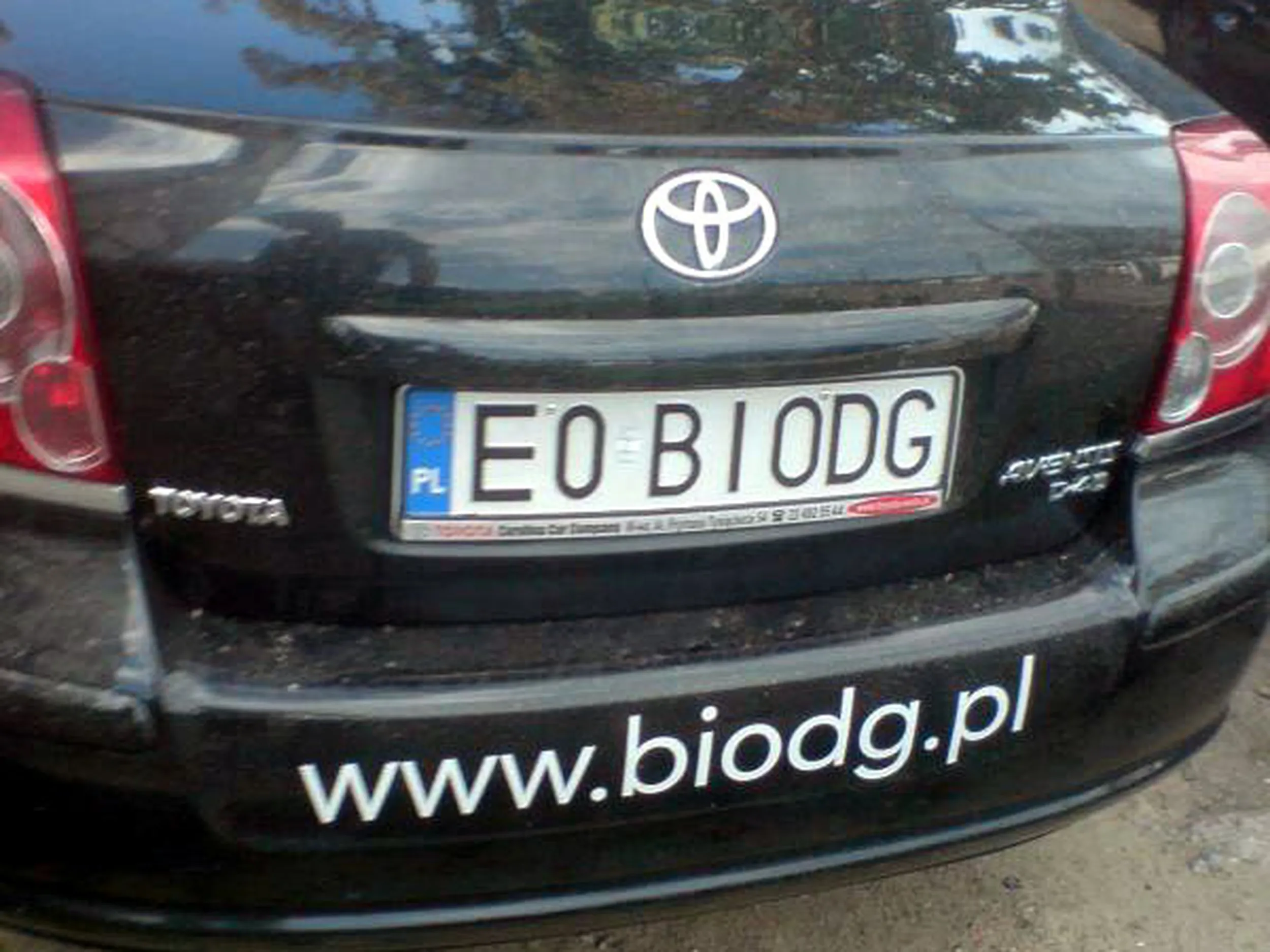 Fajny numer, blacha E0 BIODG