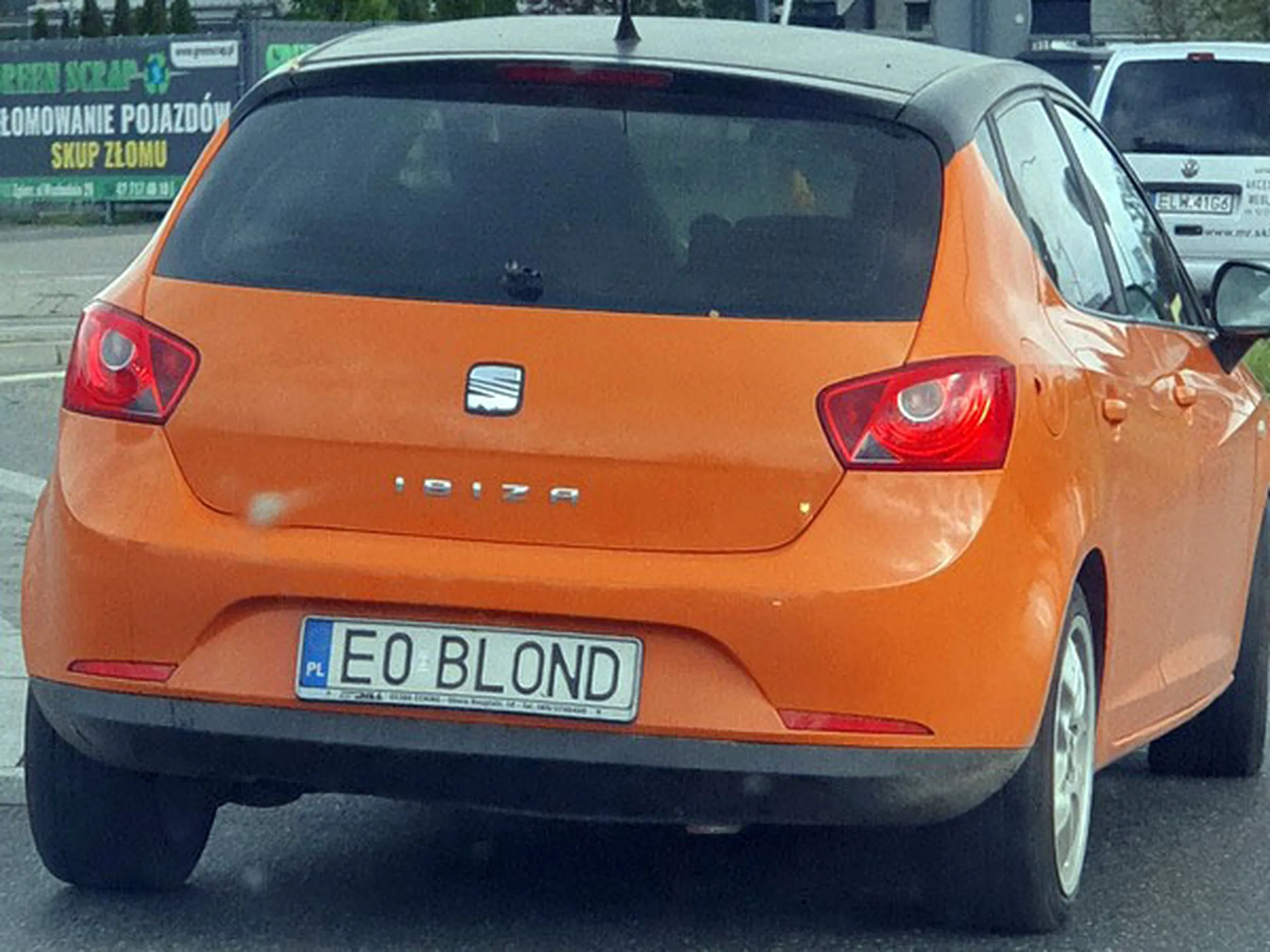 Fajny numer, blacha E0 BLOND