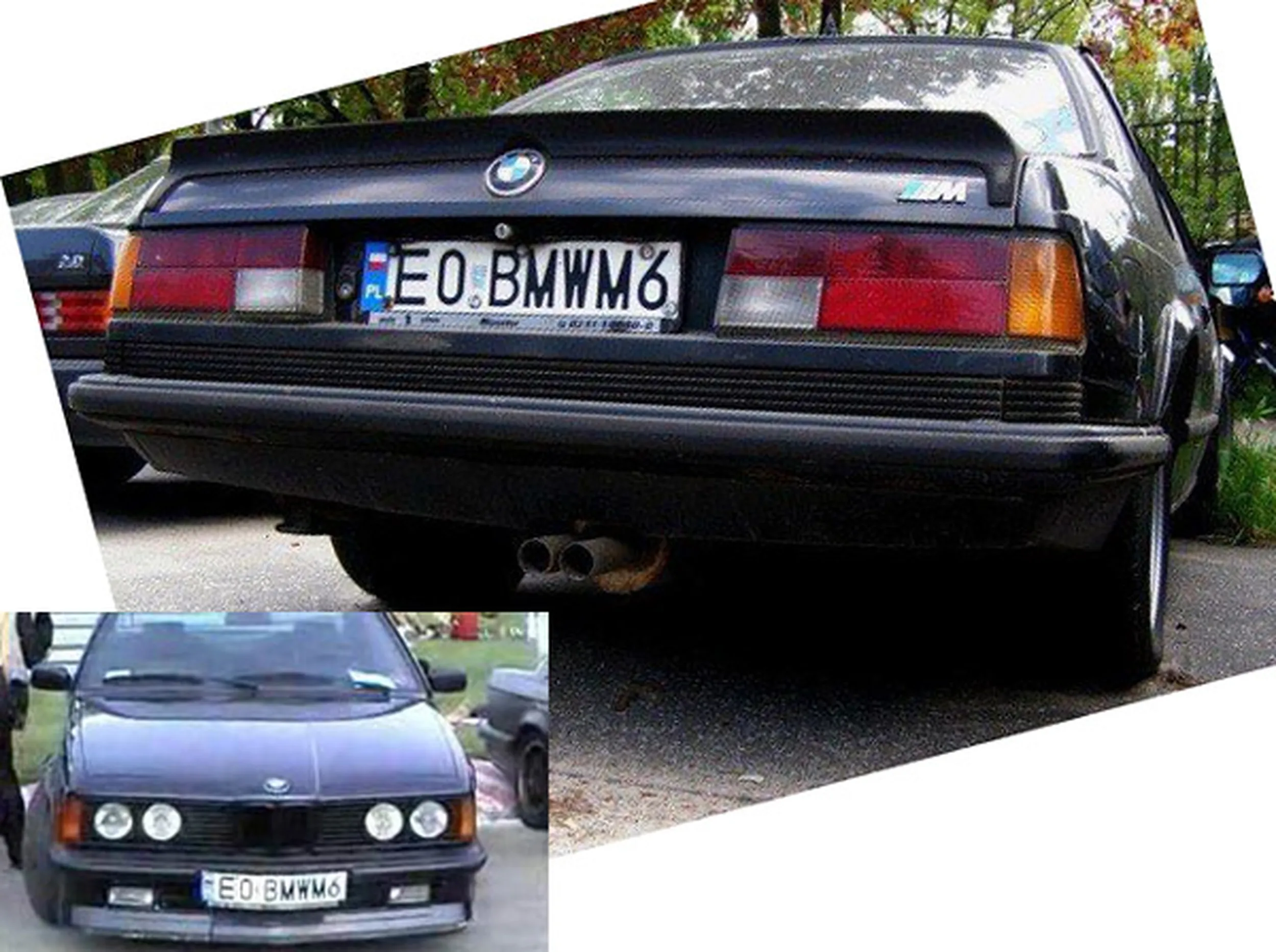 Fajny numer, blacha E0 BMWM6