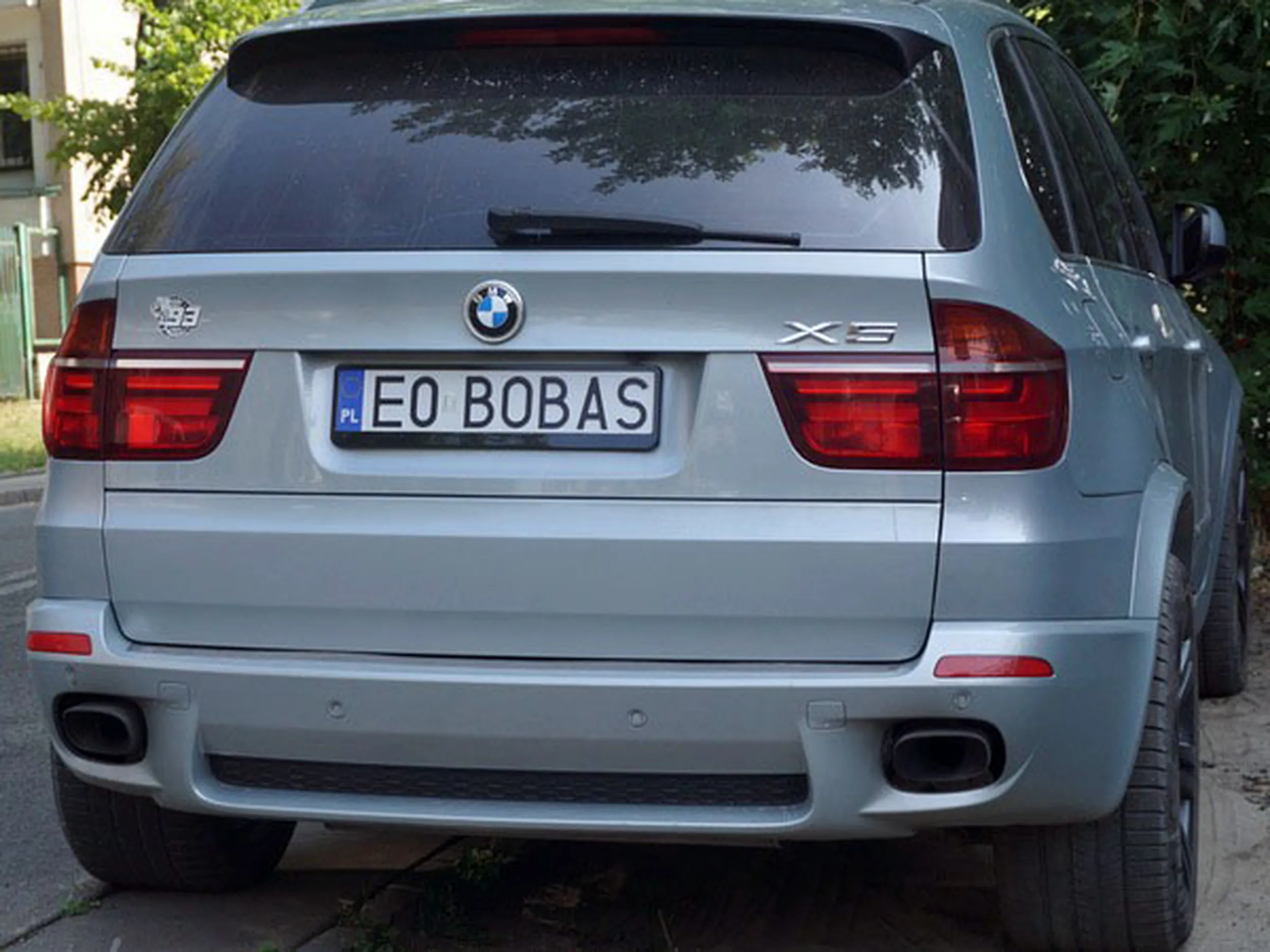 Fajny numer, blacha E0 BOBAS