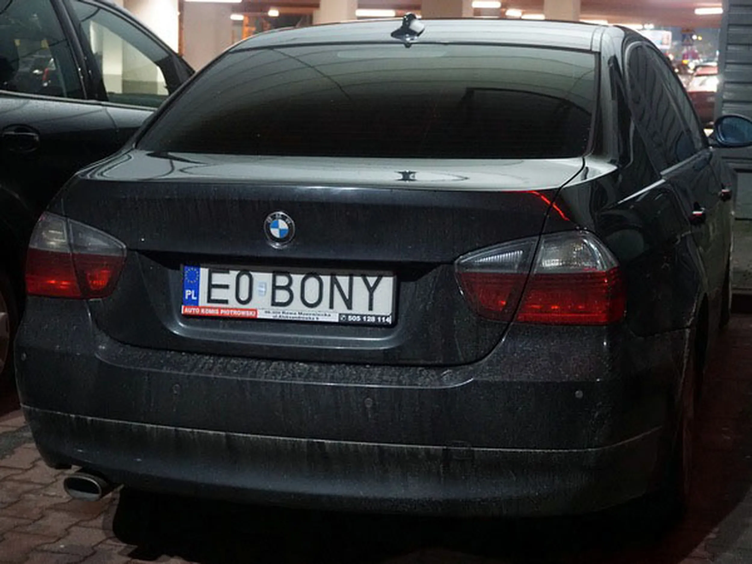 Fajny numer, blacha E0 BONY