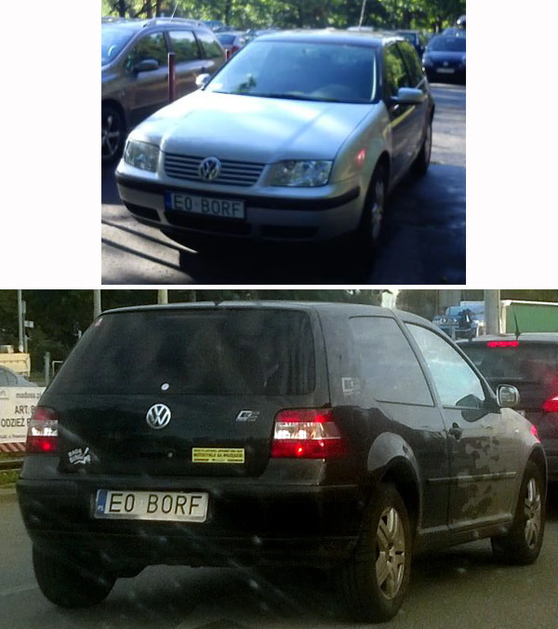 Fajny numer, blacha E0 BORF