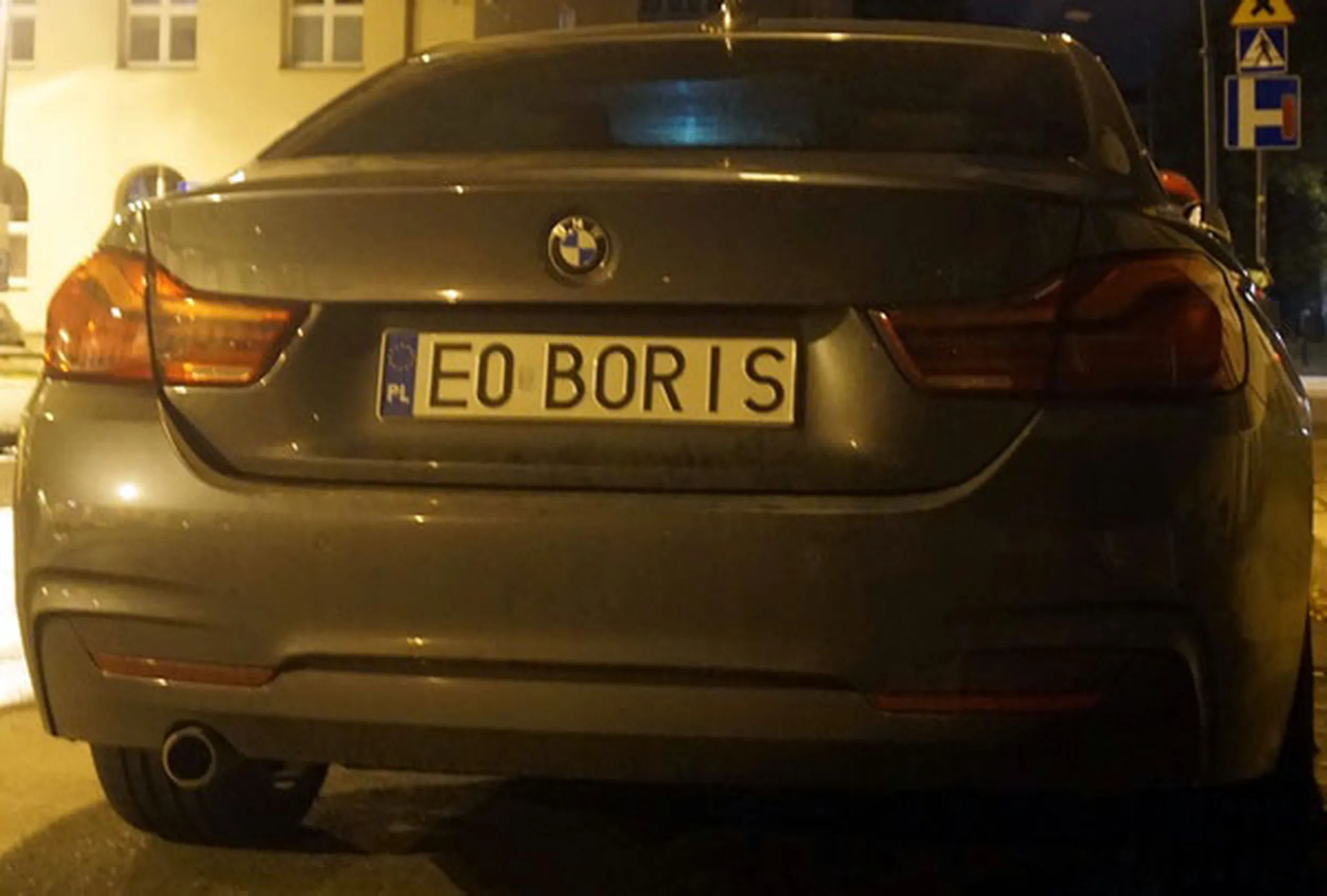 Fajny numer, blacha E0 BORIS