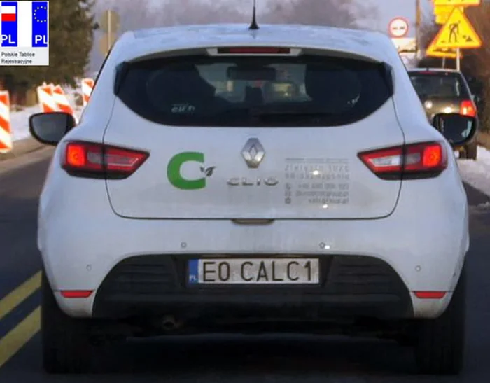 Fajny numer, blacha E0 CALC1