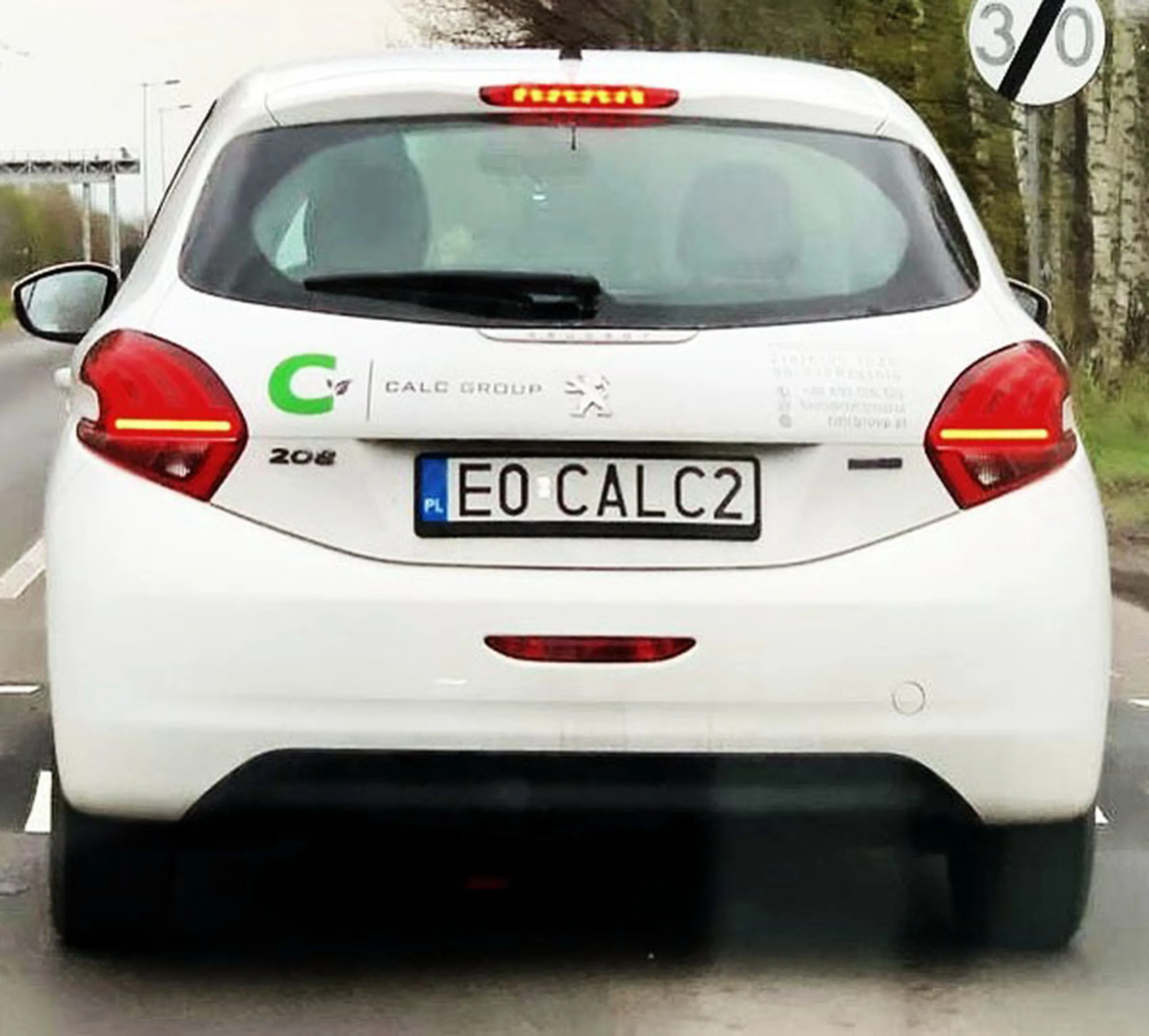 Fajny numer, blacha E0 CALC2