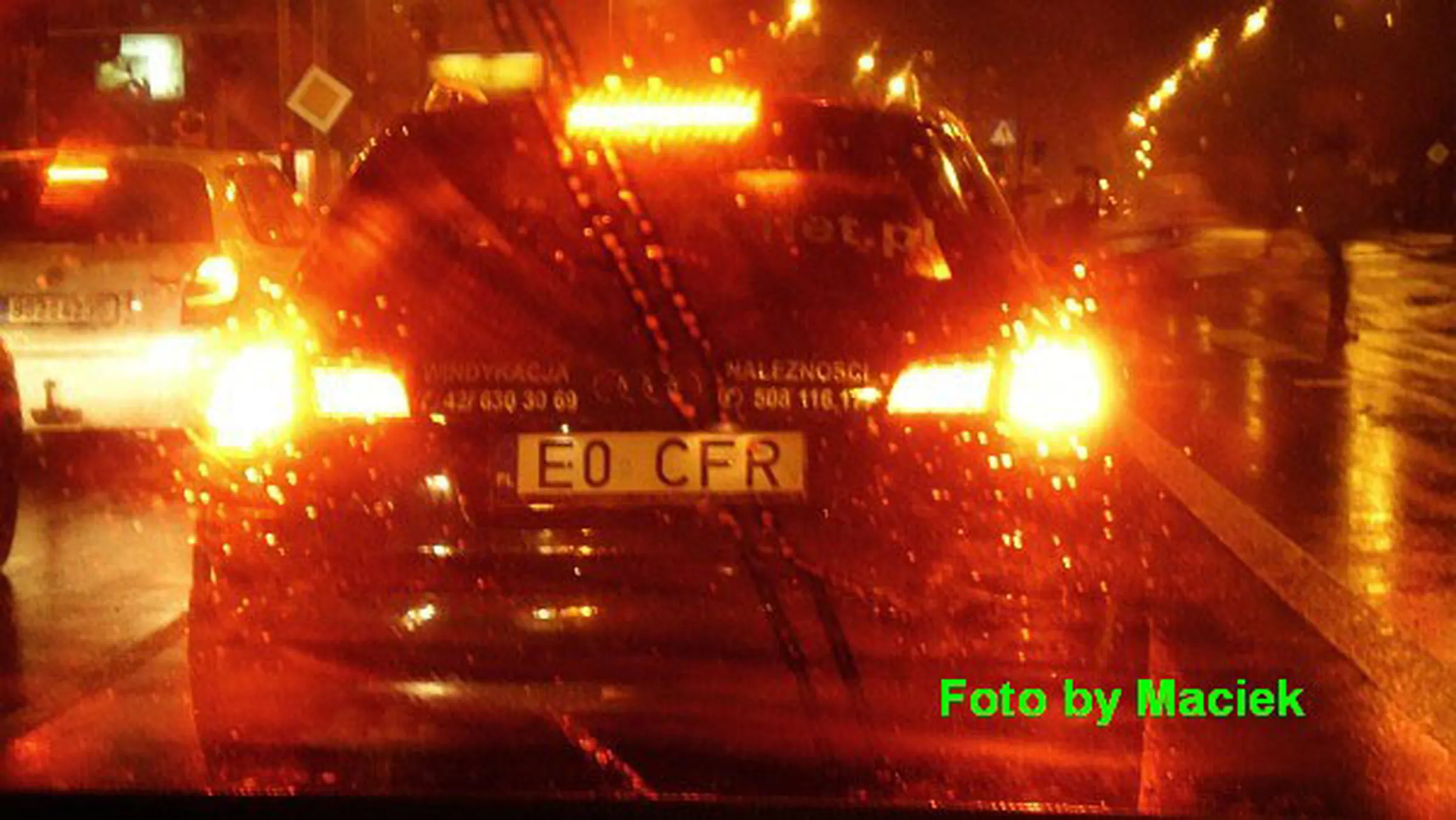 Fajny numer, blacha E0 CFR