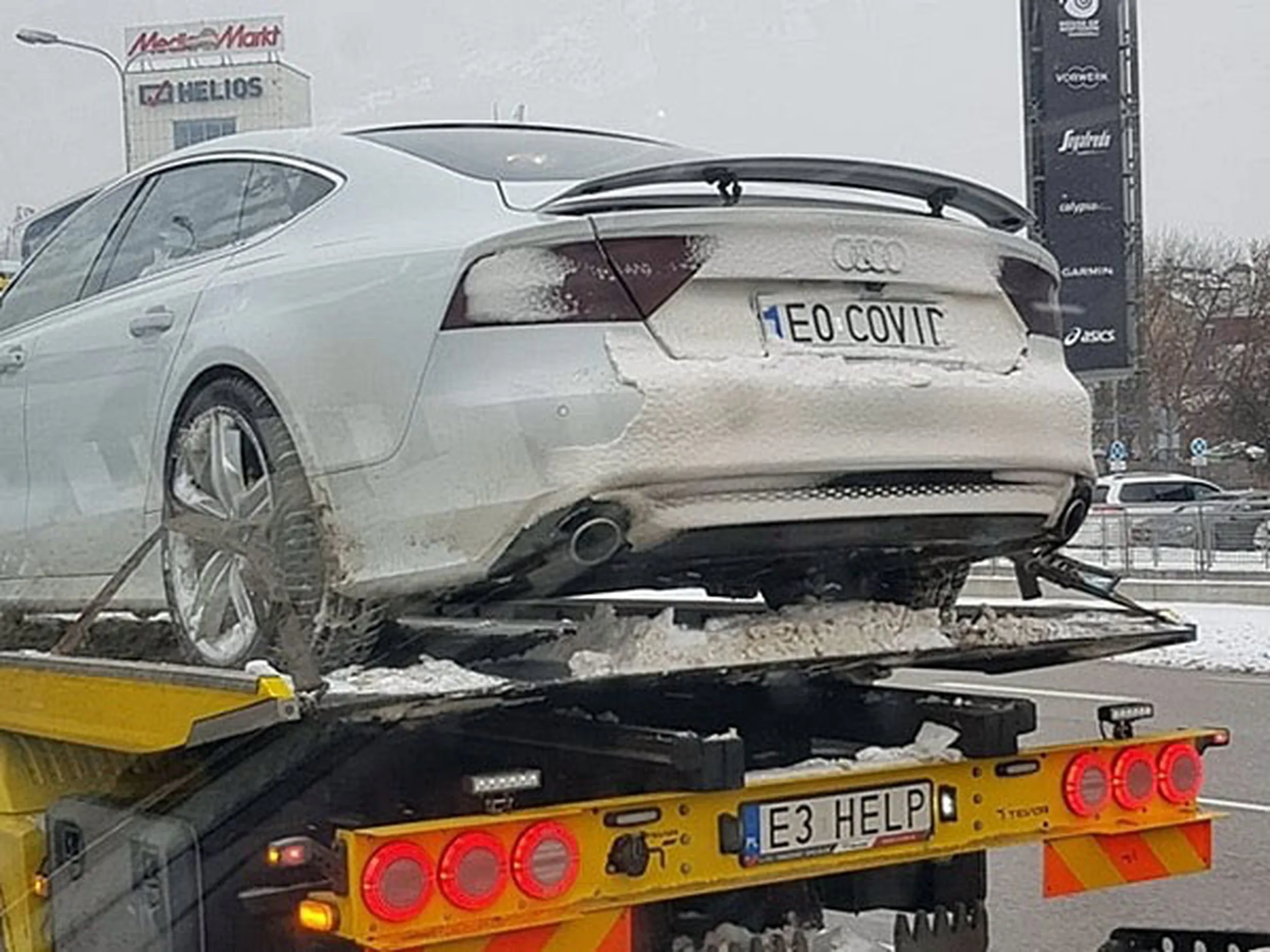 Fajny numer, blacha E0 COVID