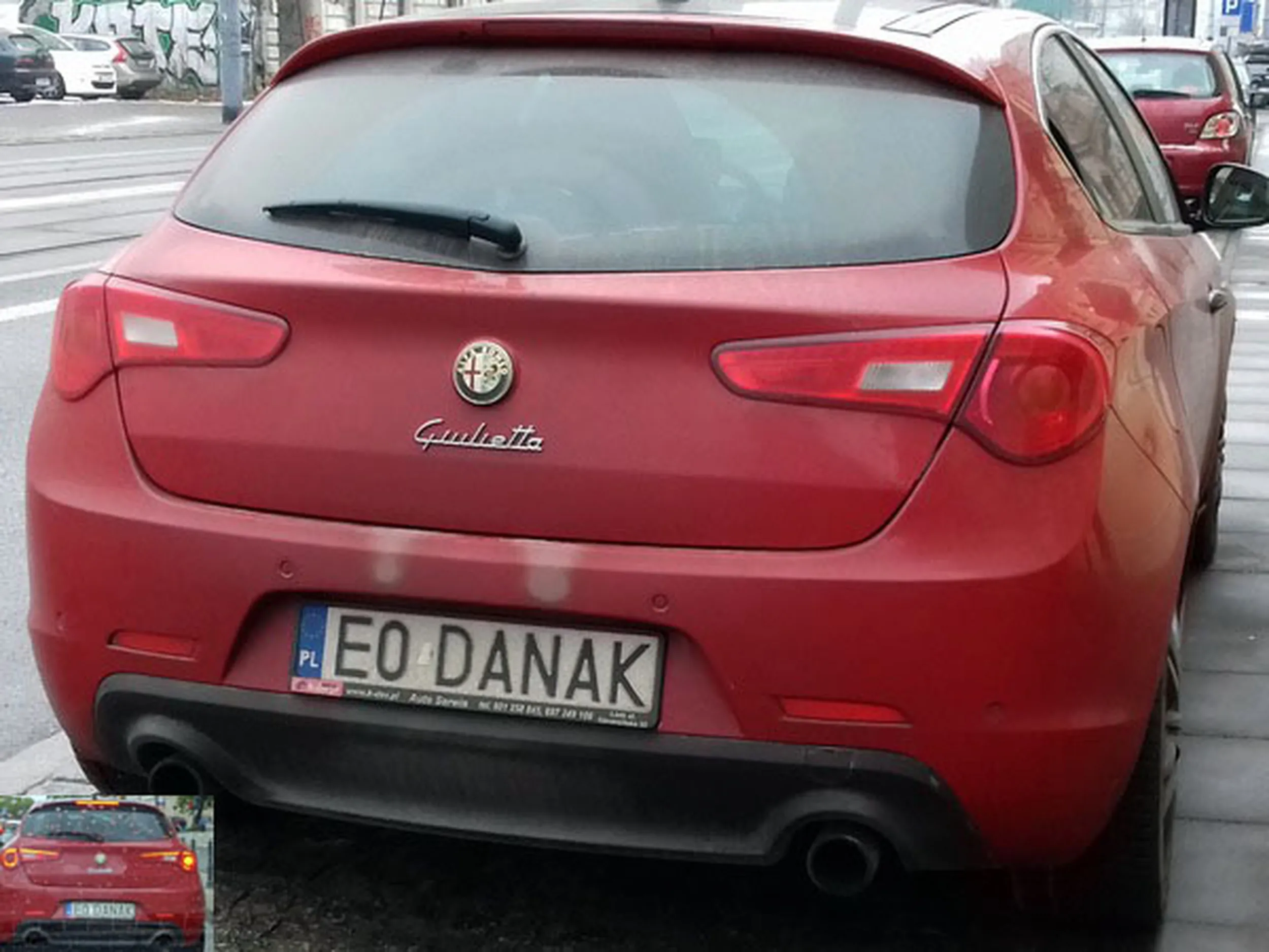 Fajny numer, blacha E0 DANAK