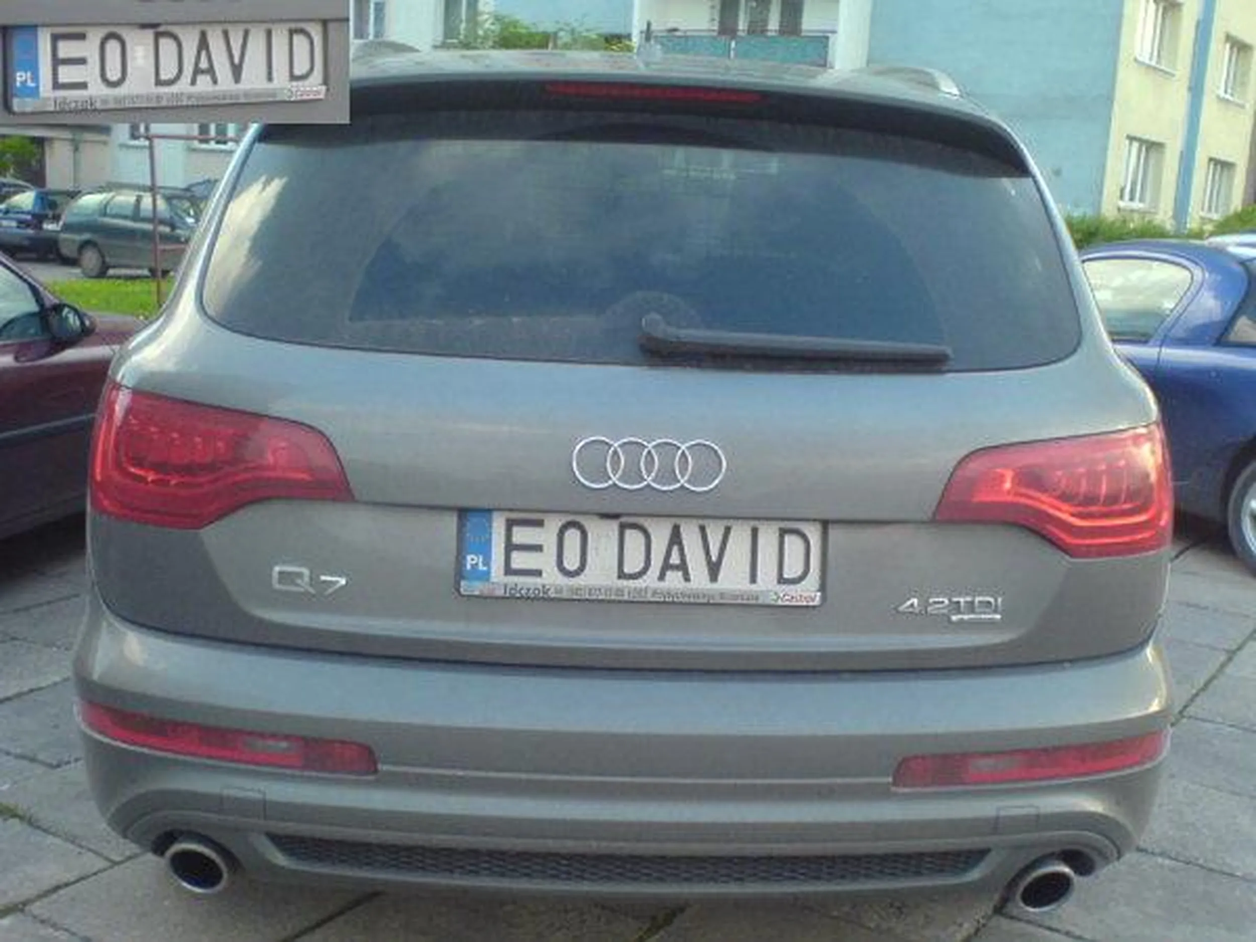 Fajny numer, blacha E0 DAVID