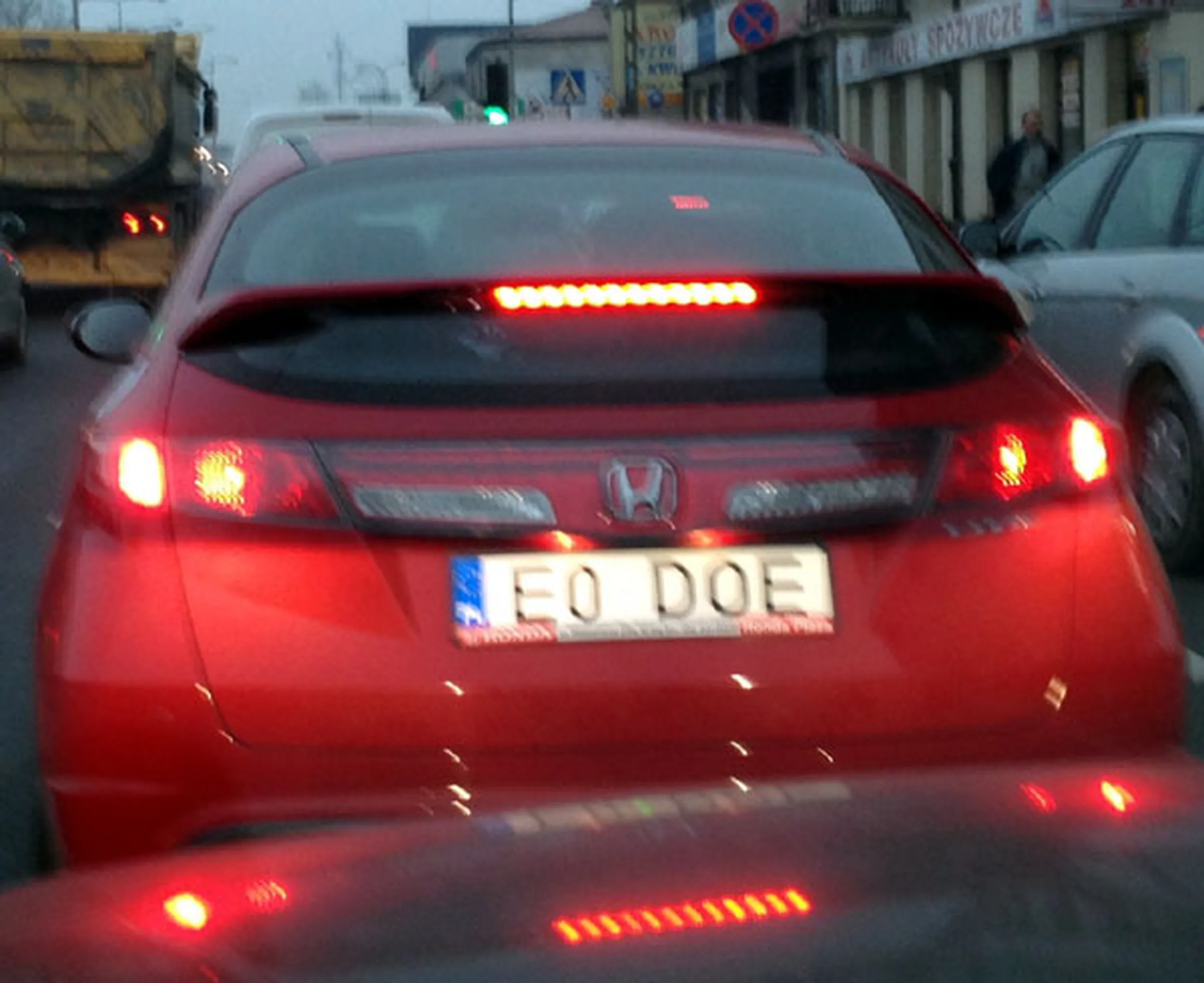 Fajny numer, blacha E0 DOE