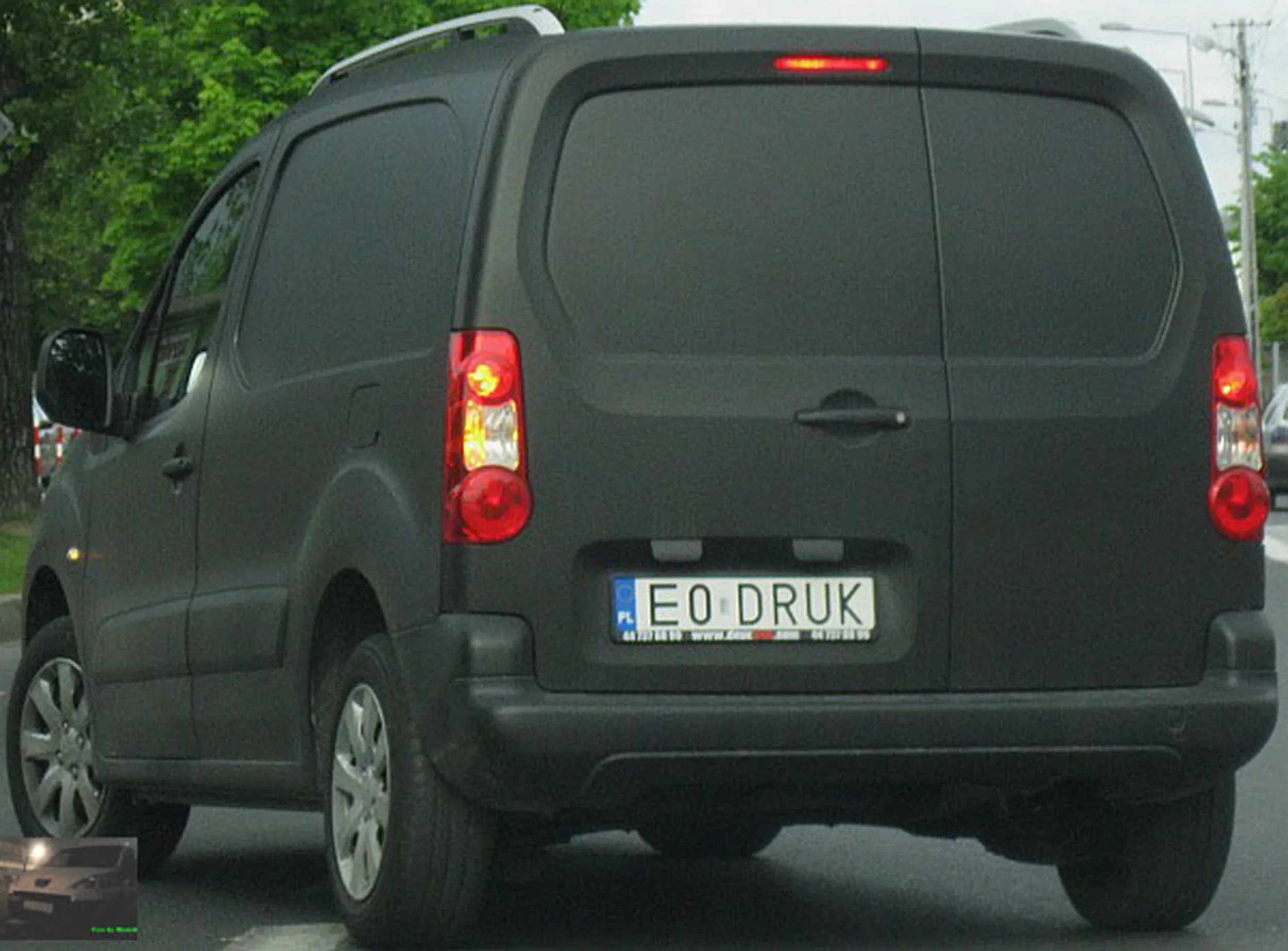 Fajny numer, blacha E0 DRUK