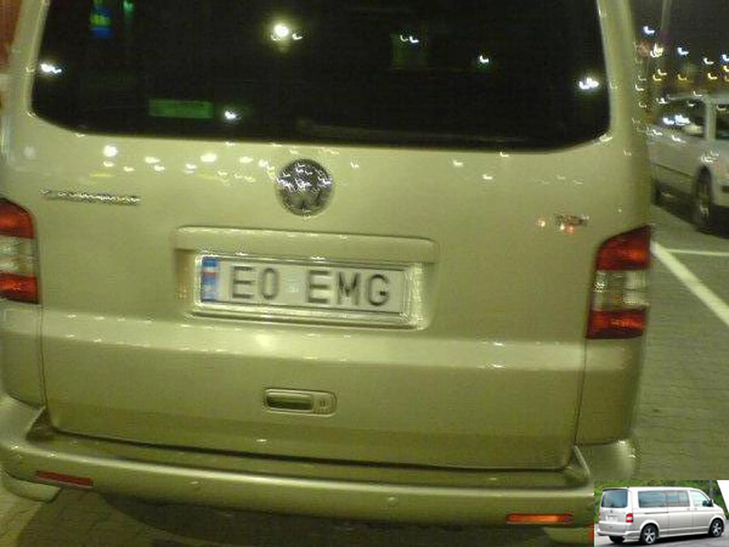 Fajny numer, blacha E0 EMG