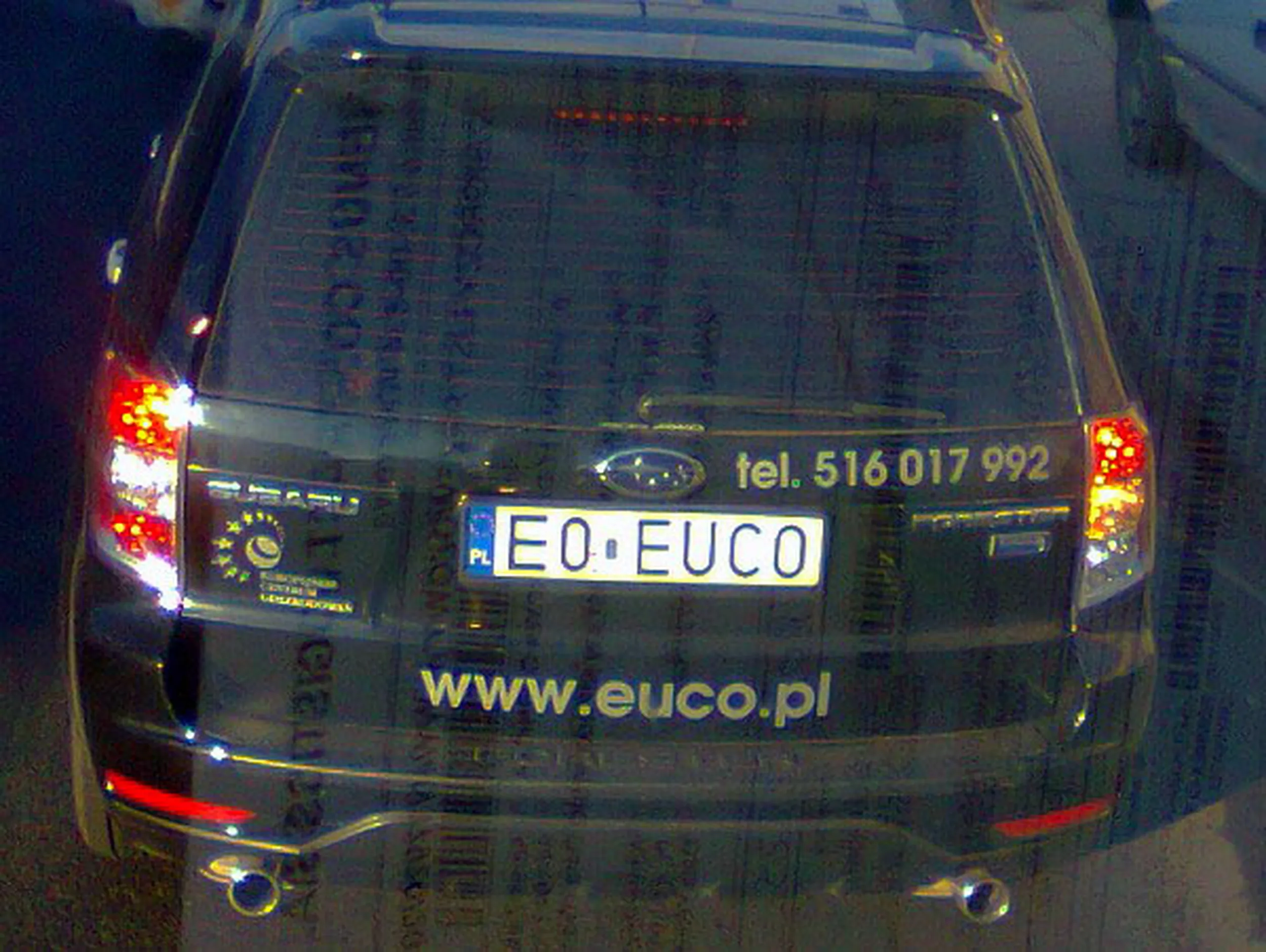 Fajny numer, blacha E0 EUCO