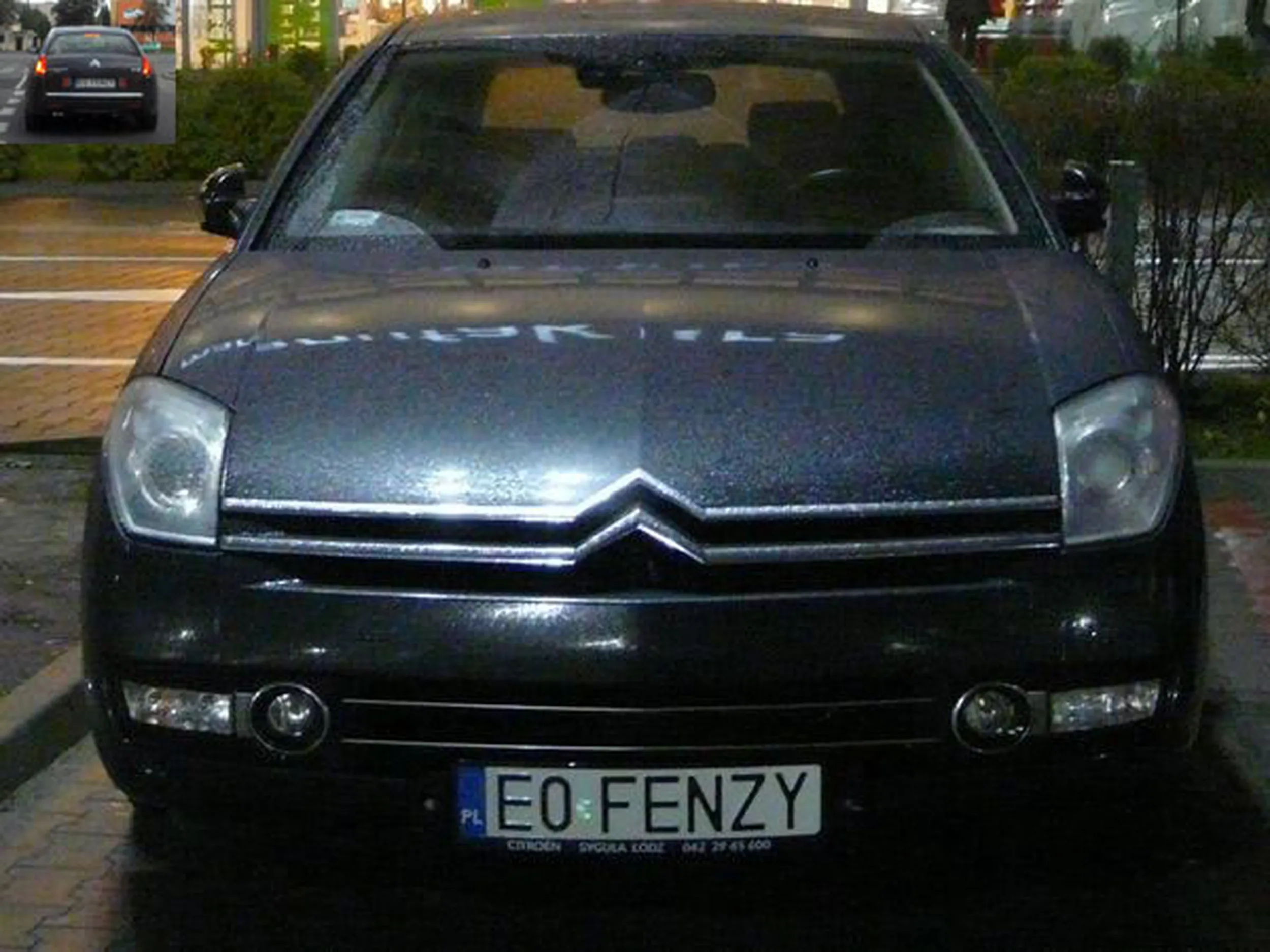 Fajny numer, blacha E0 FENZY