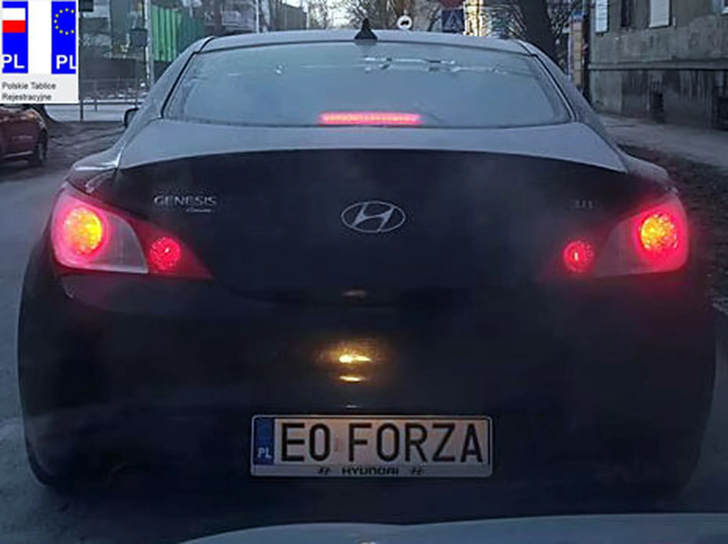 Fajny numer, blacha E0 FORZA