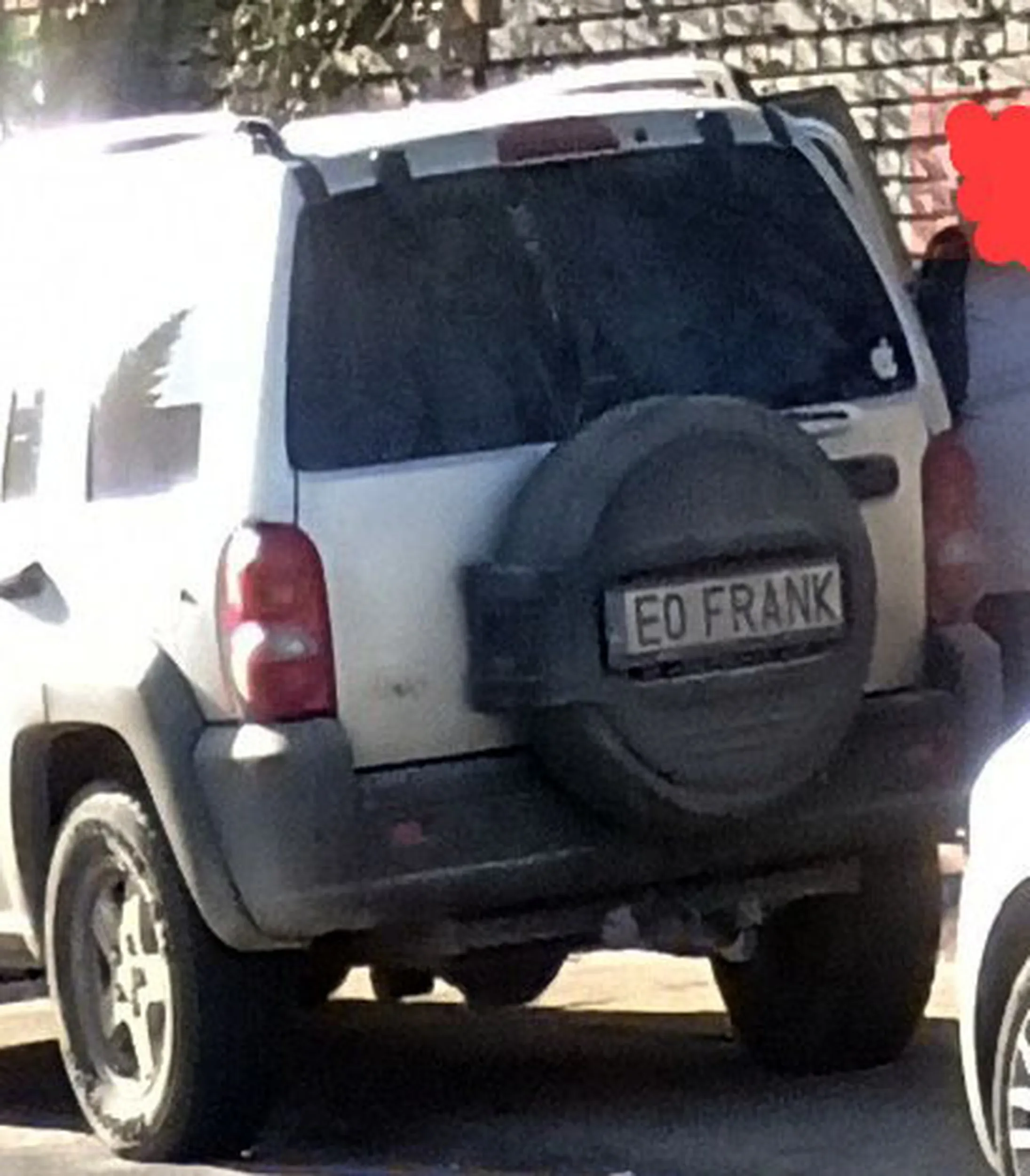 Fajny numer, blacha E0 FRANK