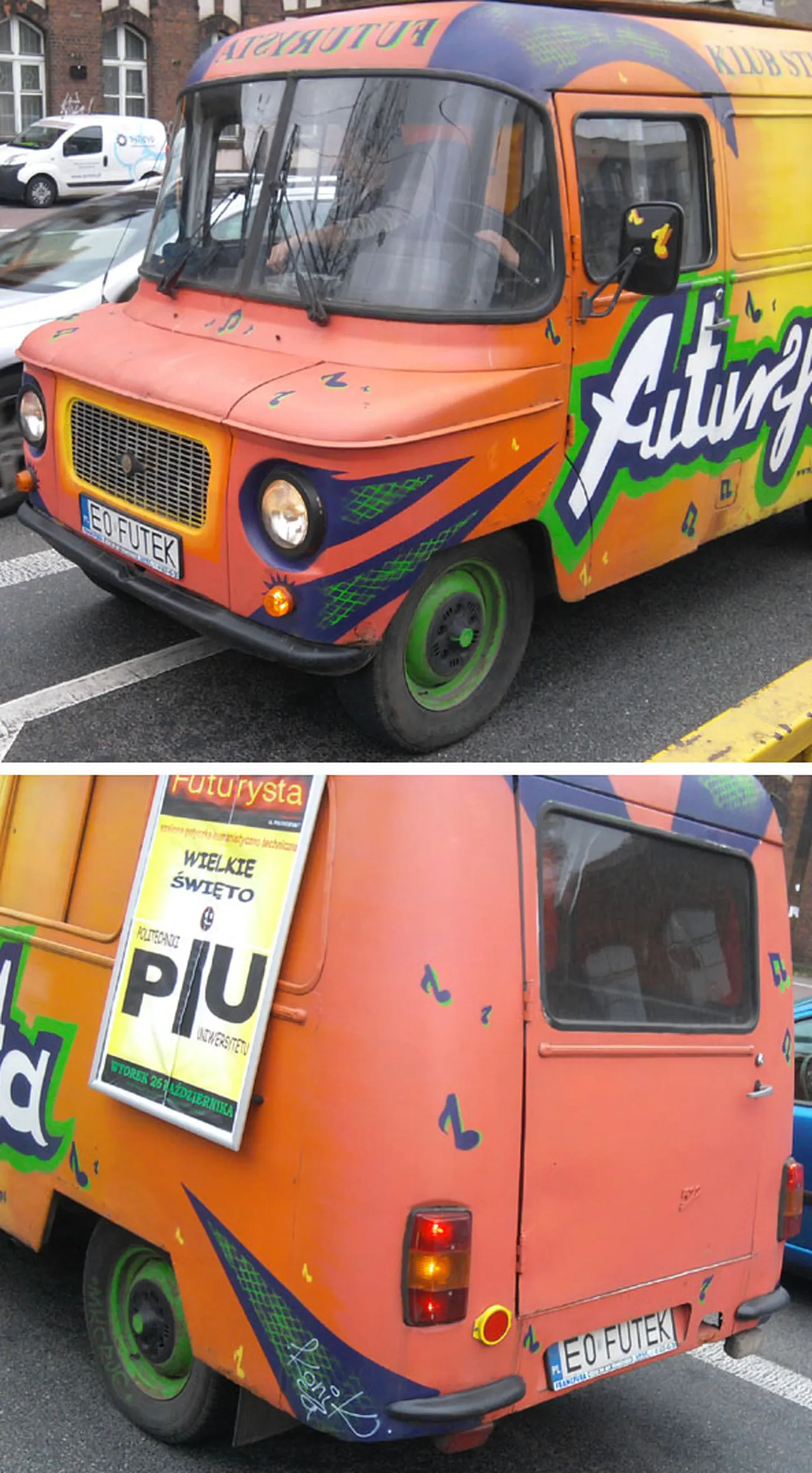 Fajny numer, blacha E0 FUTEK