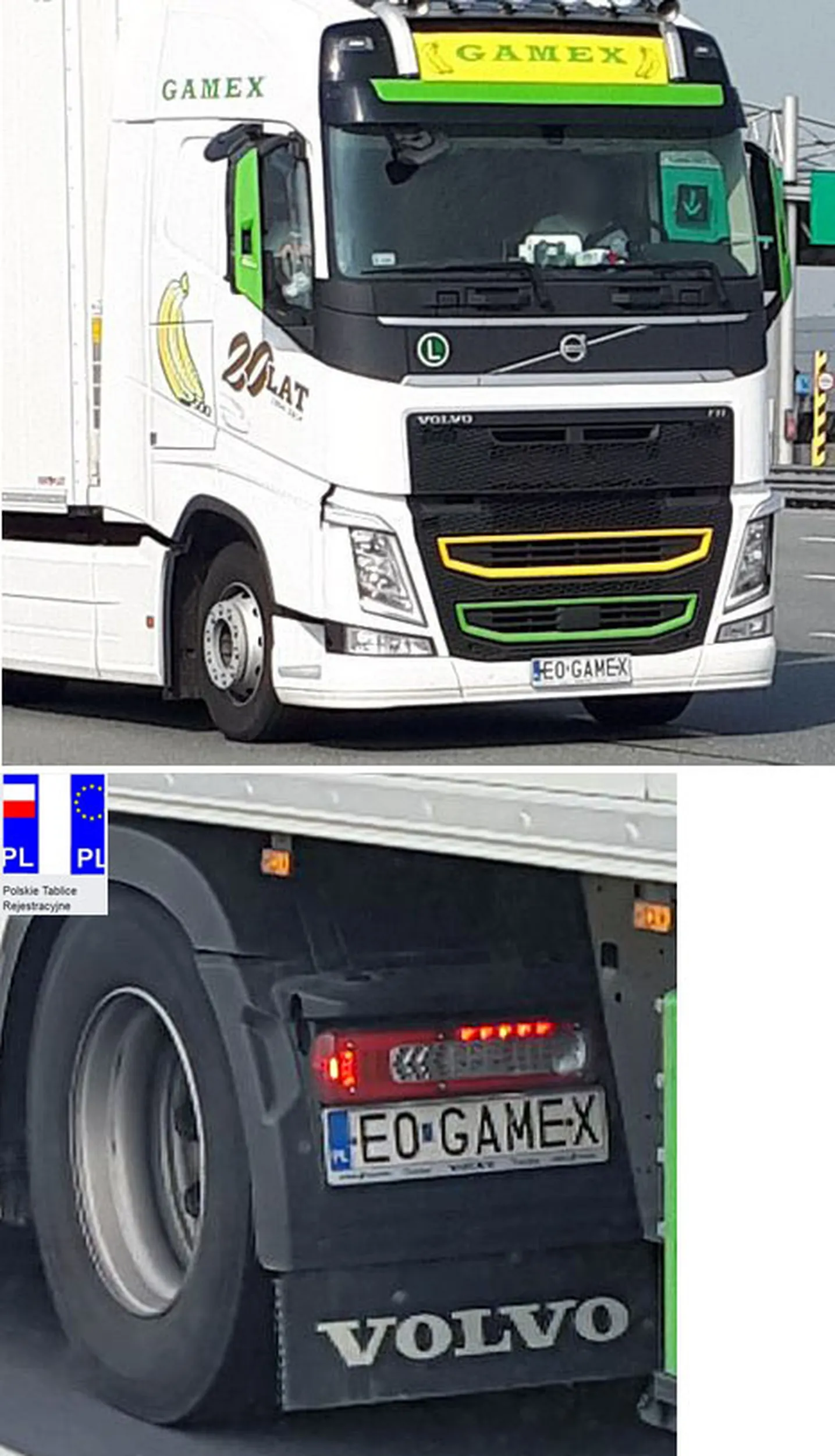 Fajny numer, blacha E0 GAMEX