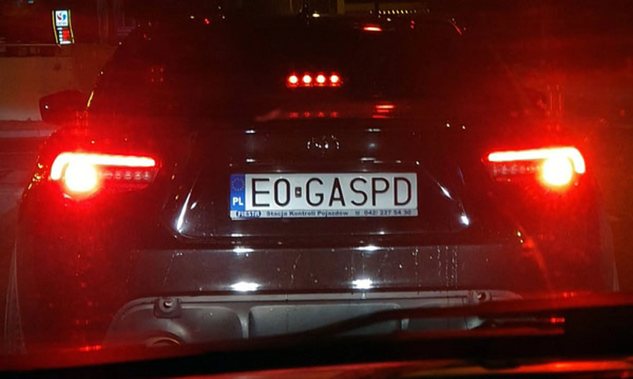 Fajny numer, blacha E0 GASPD