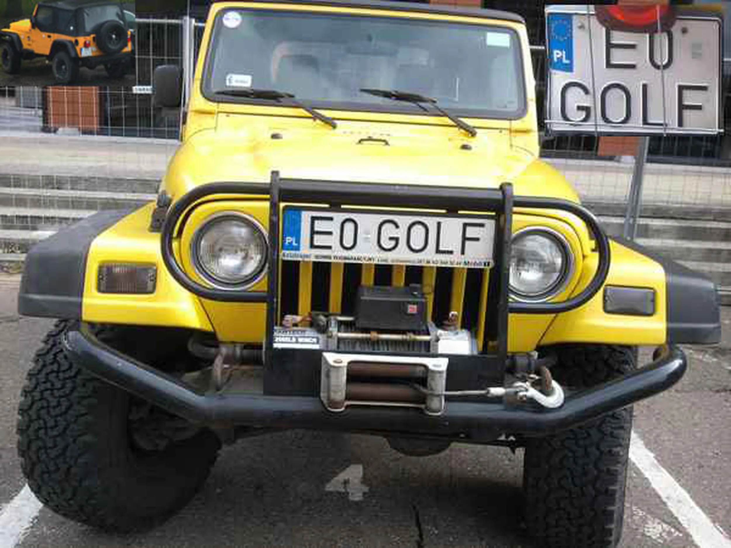 Fajny numer, blacha E0 GOLF