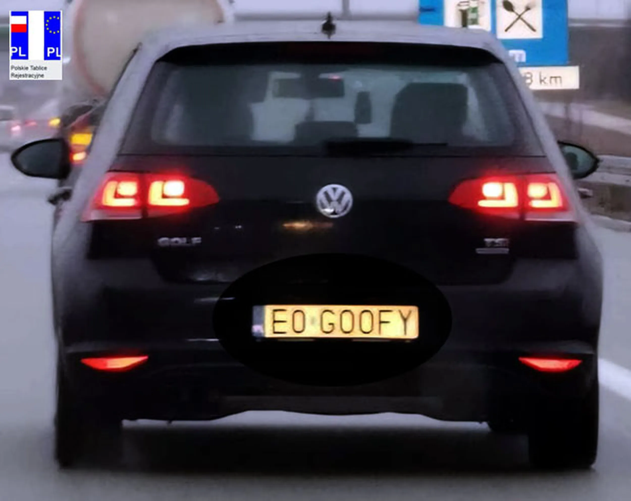 Fajny numer, blacha E0 GOOFY