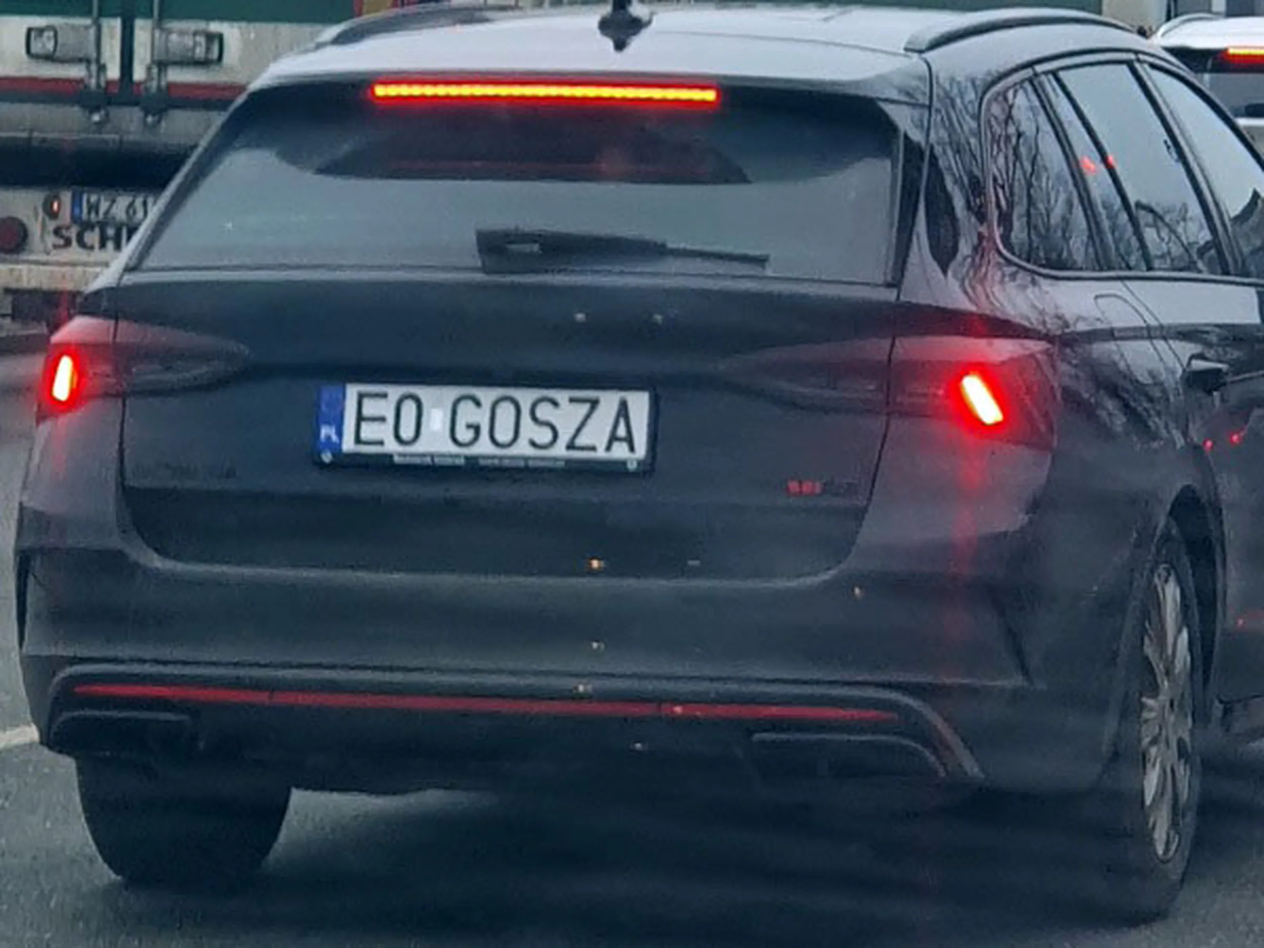 Fajny numer, blacha E0 GOSZA