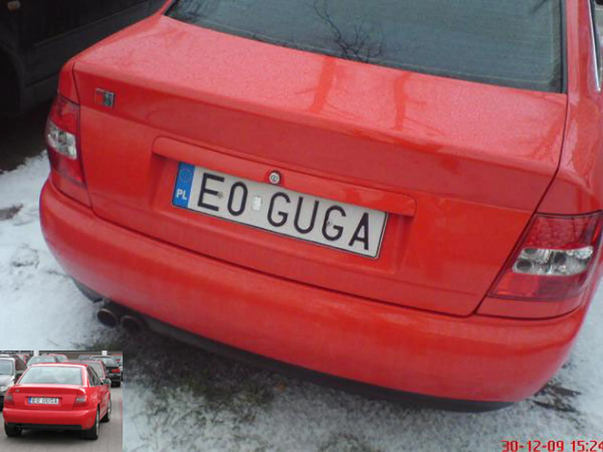 Fajny numer, blacha E0 GUGA