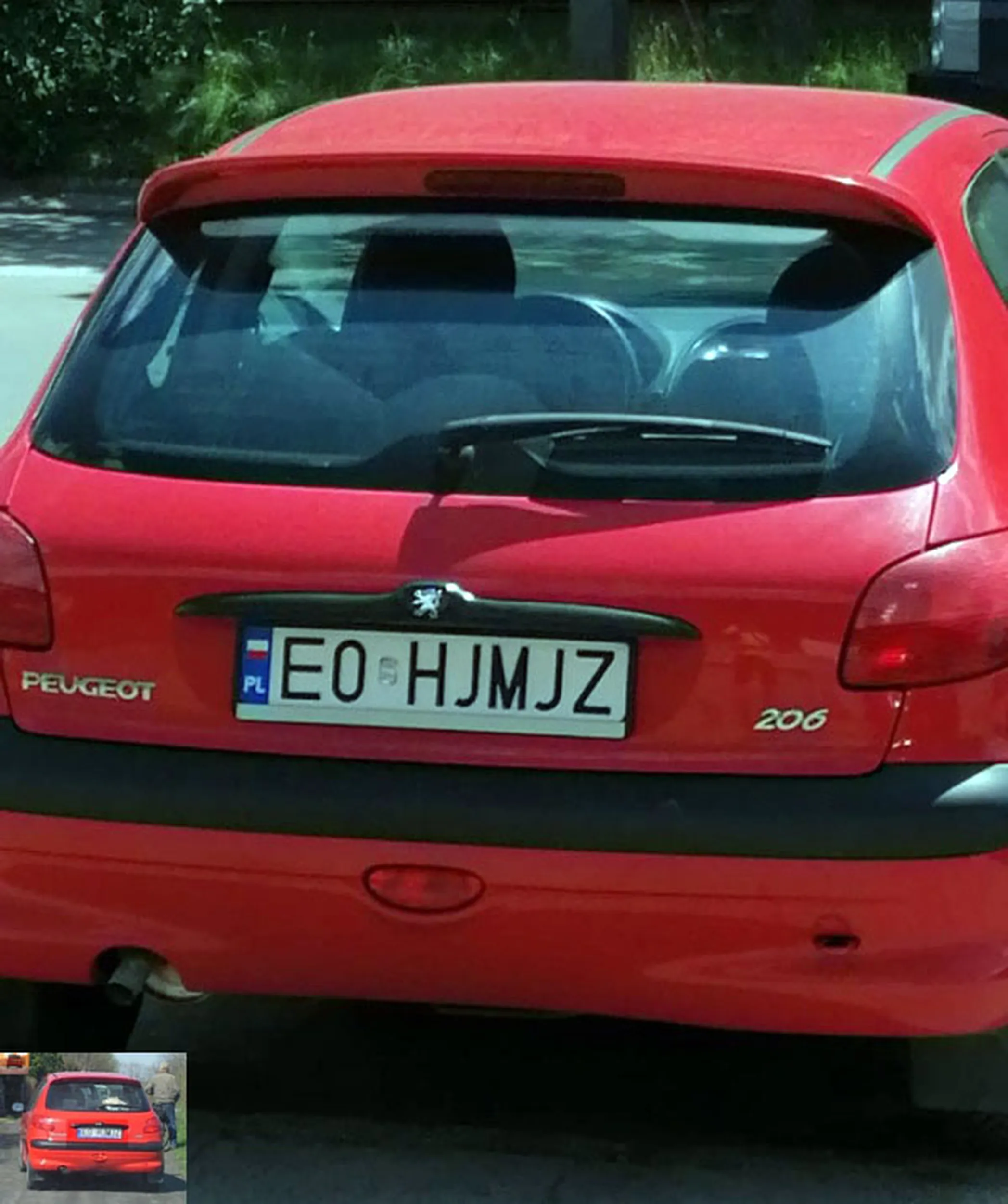 Fajny numer, blacha E0 HJMJZ