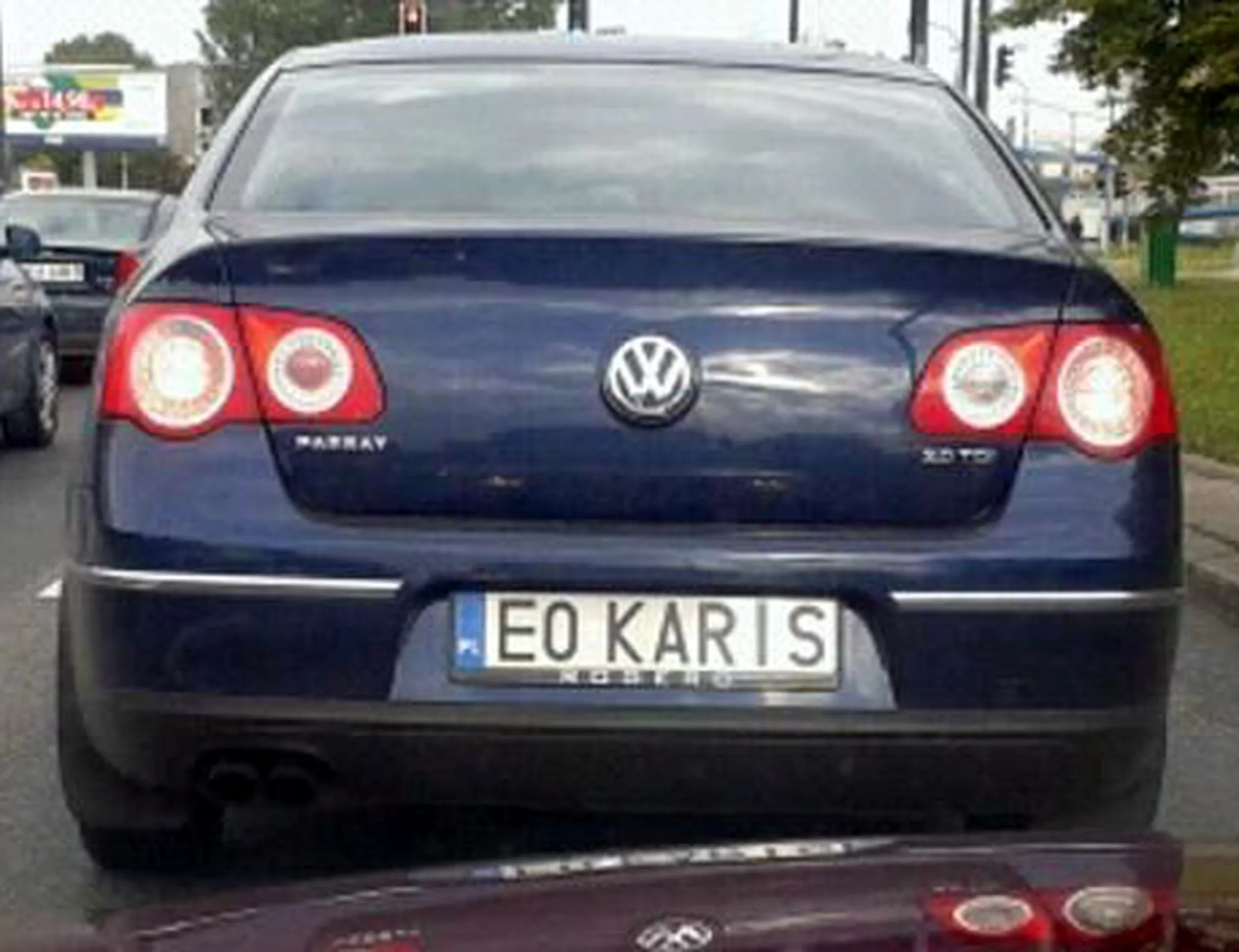 Fajny numer, blacha E0 KARIS