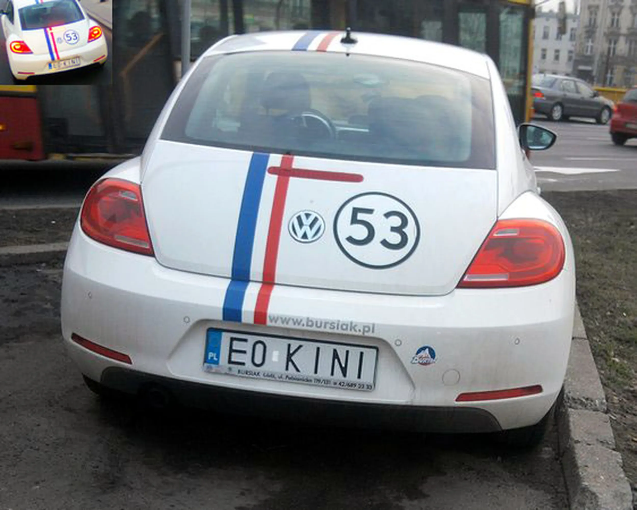 Fajny numer, blacha E0 KINI