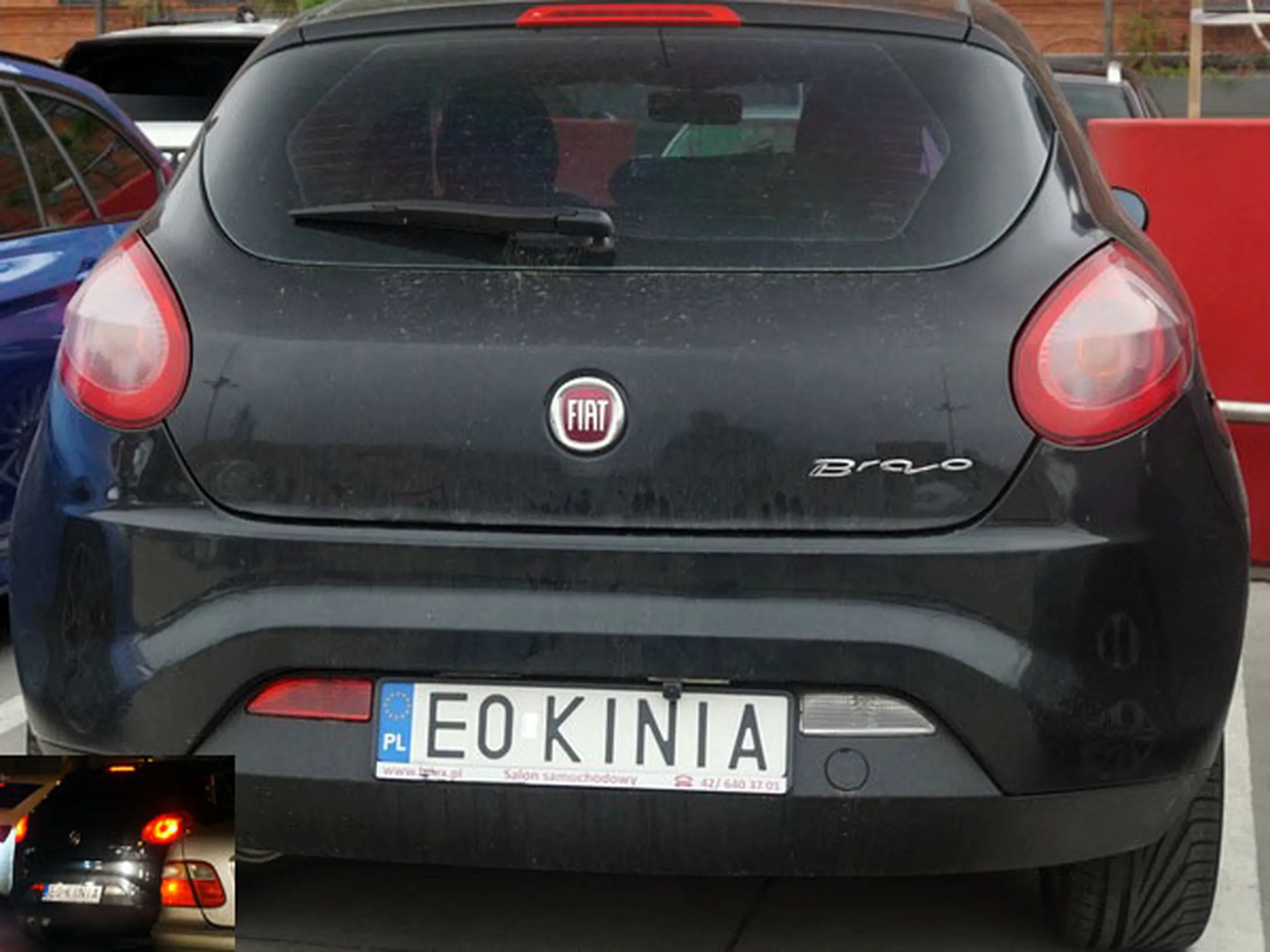 Fajny numer, blacha E0 KINIA