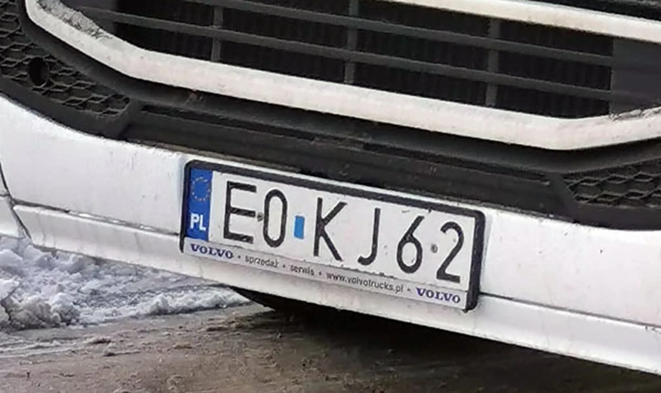 Fajny numer, blacha E0 KJ62