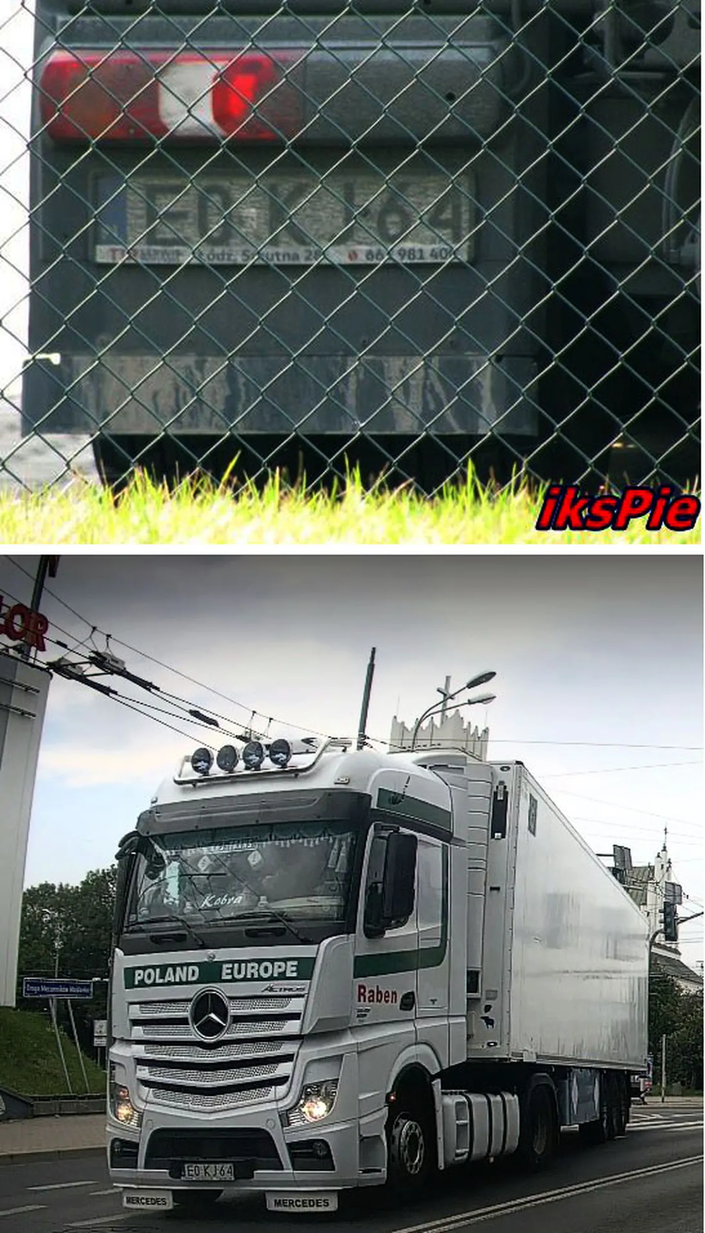 Fajny numer, blacha E0 KJ64