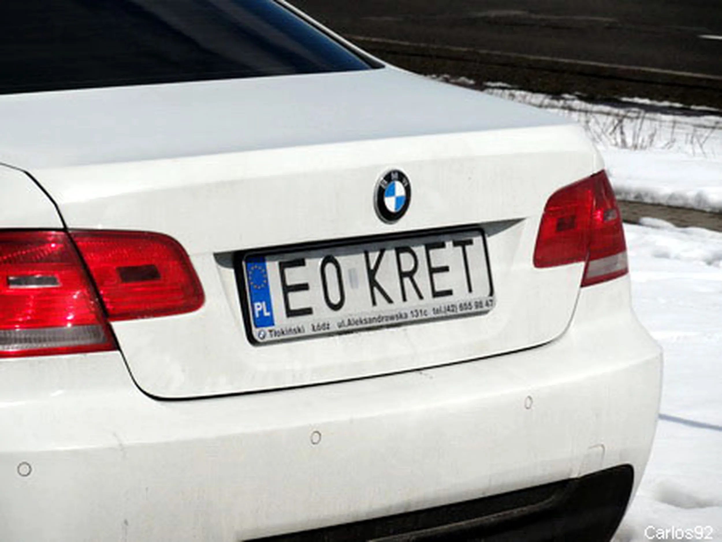 Fajny numer, blacha E0 KRET