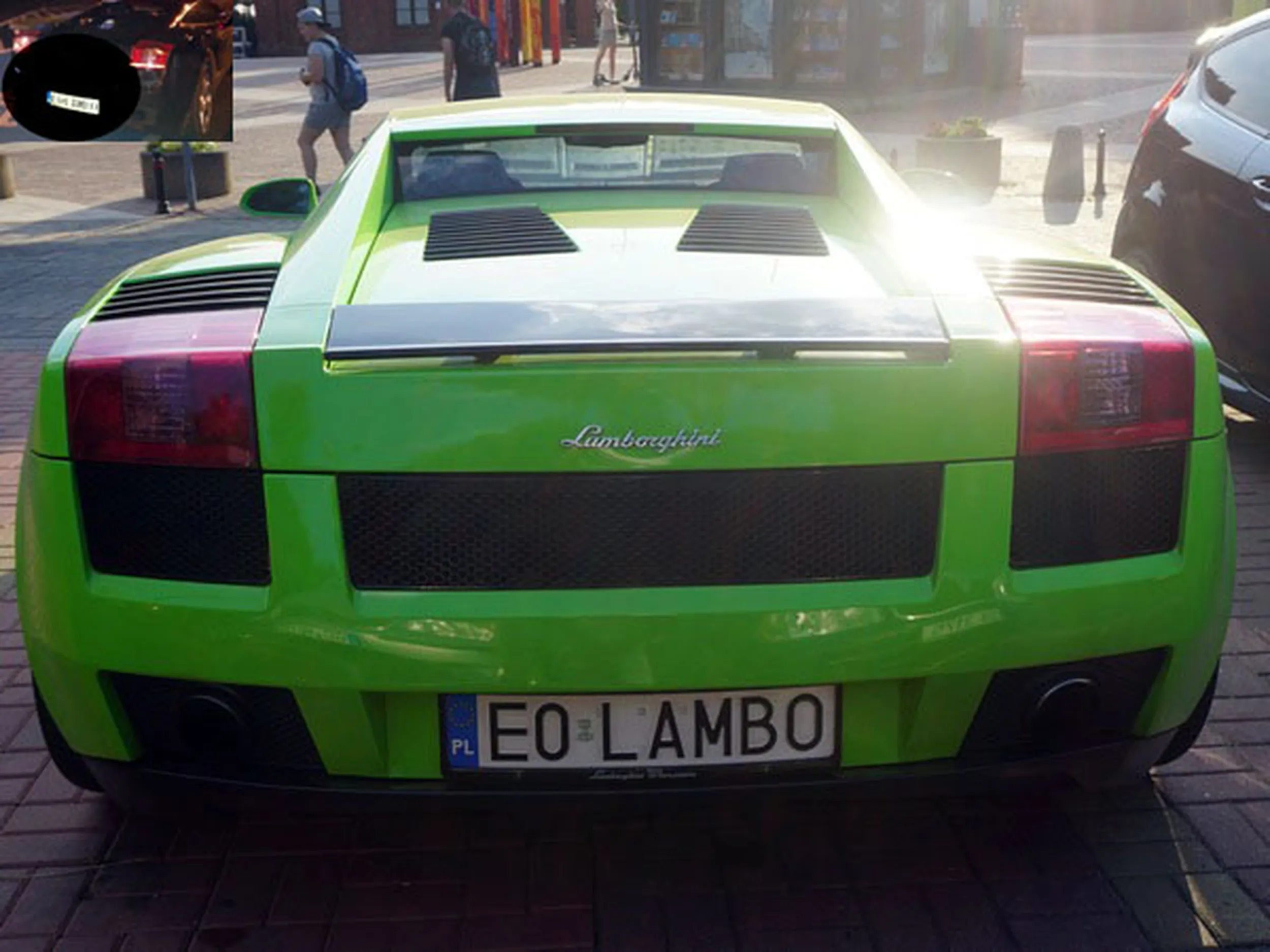 Fajny numer, blacha E0 LAMBO