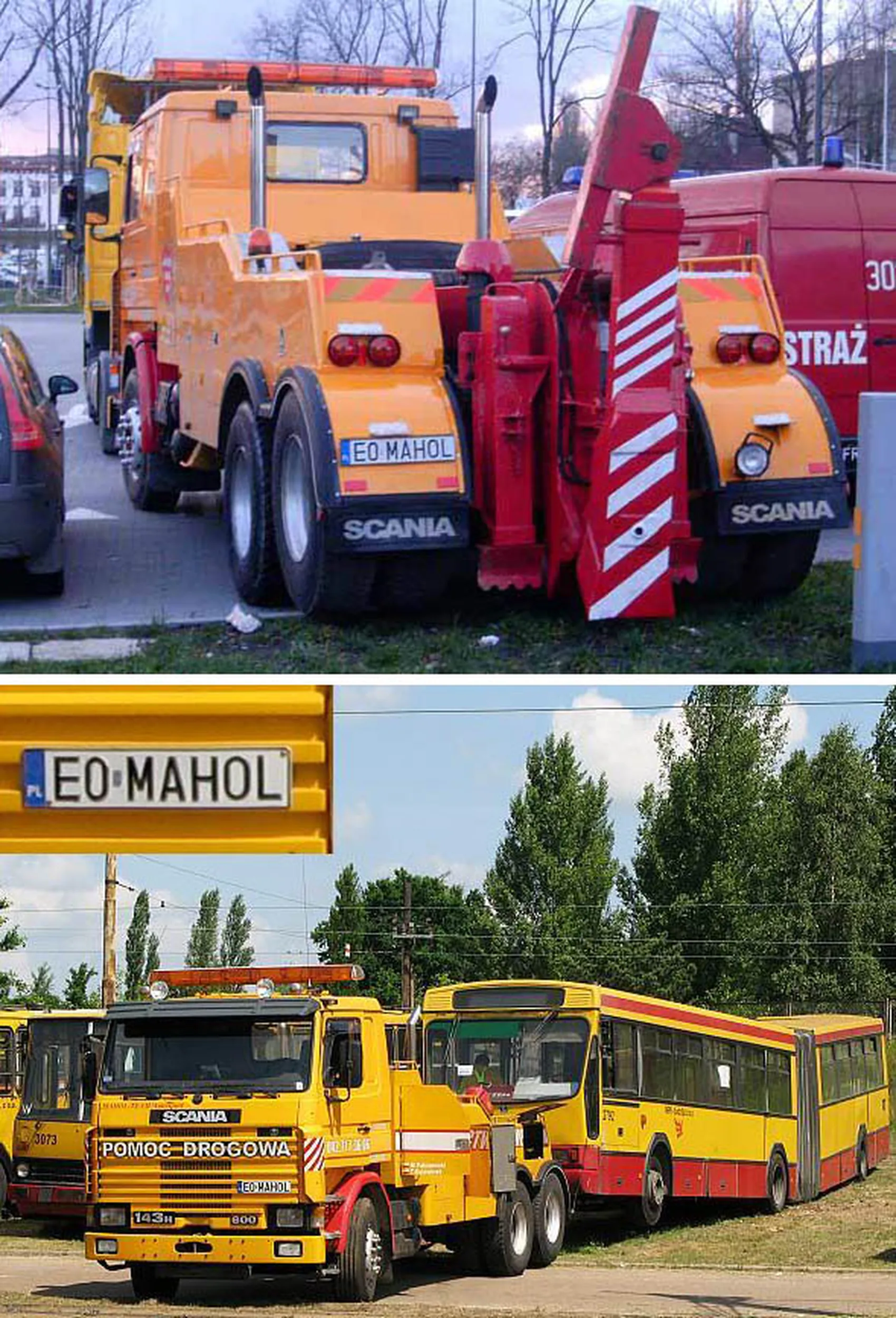 Fajny numer, blacha E0 MAHOL