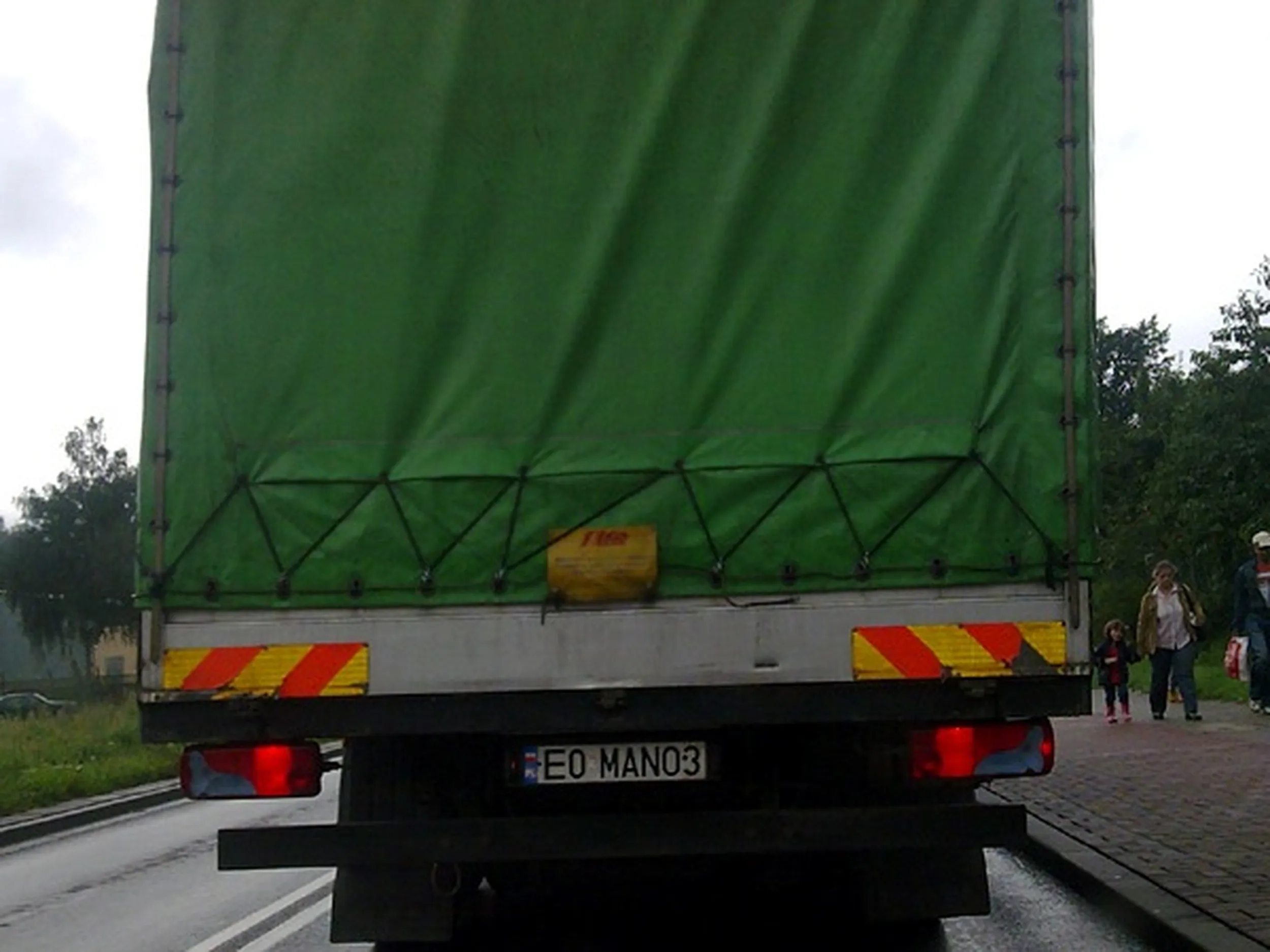 Fajny numer, blacha E0 MAN03