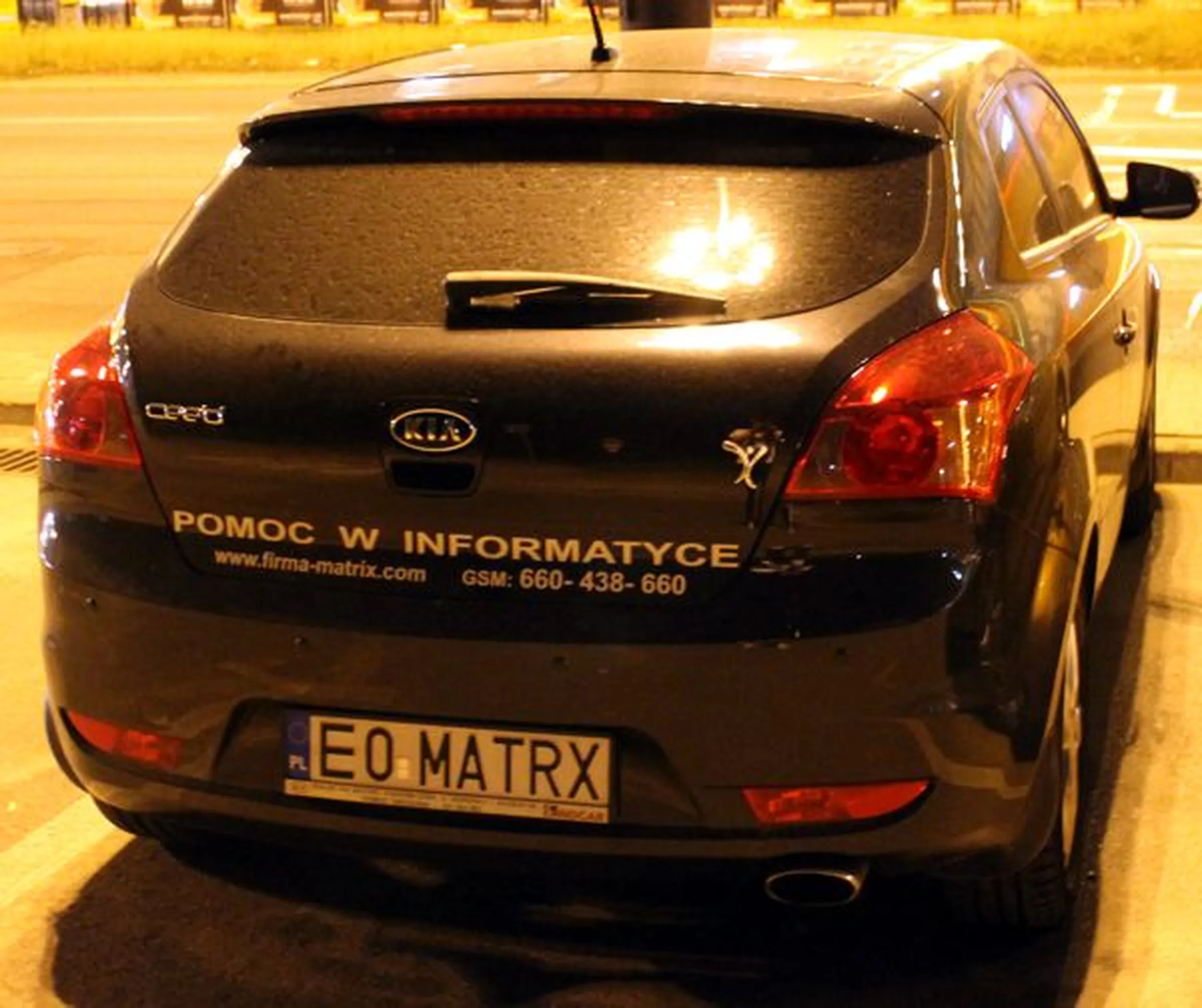 Fajny numer, blacha E0 MATRX