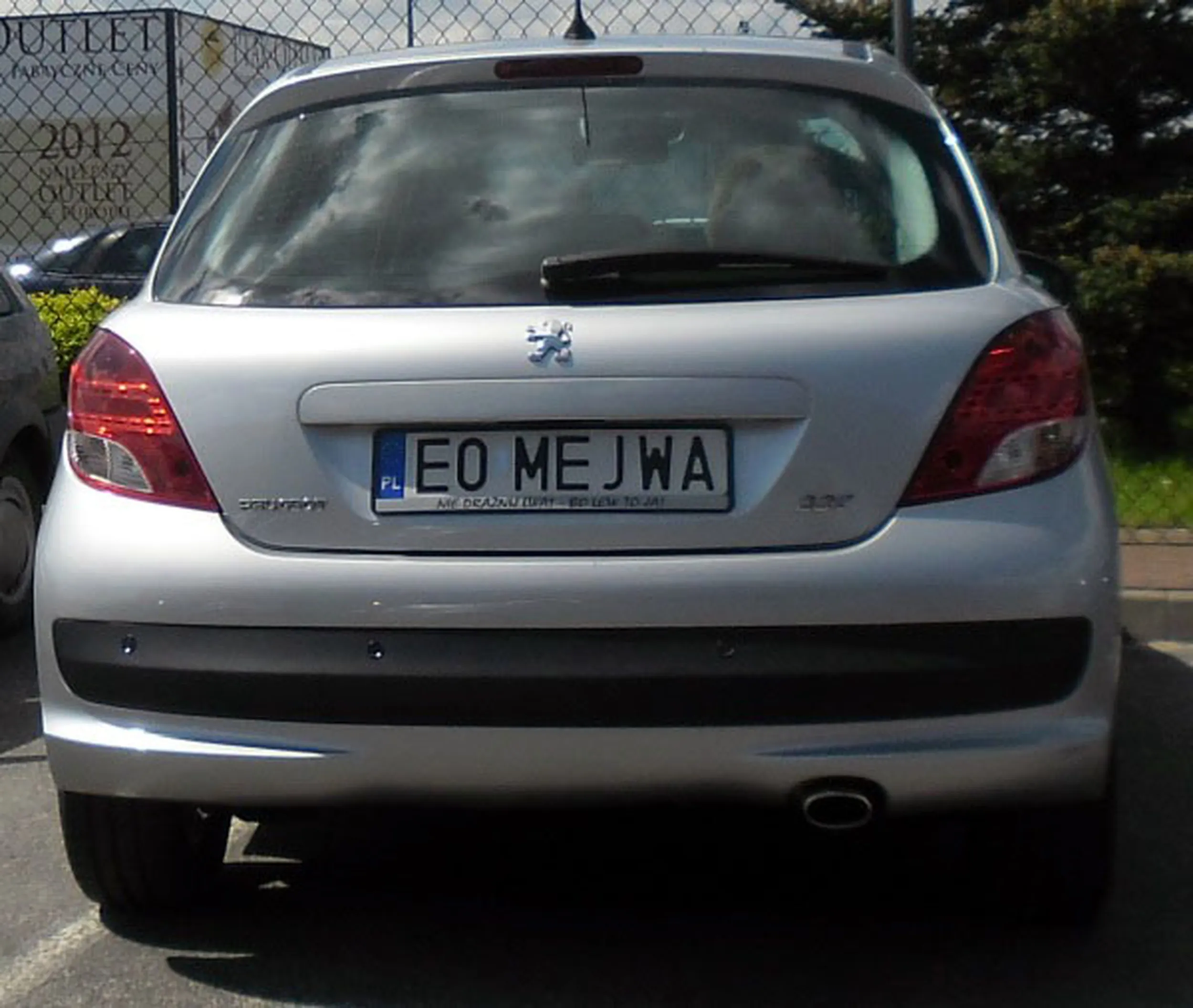 Fajny numer, blacha E0 MEJWA